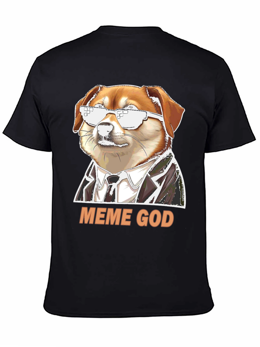 Meme God Doge T-Shirt - Funny Novelty Tee