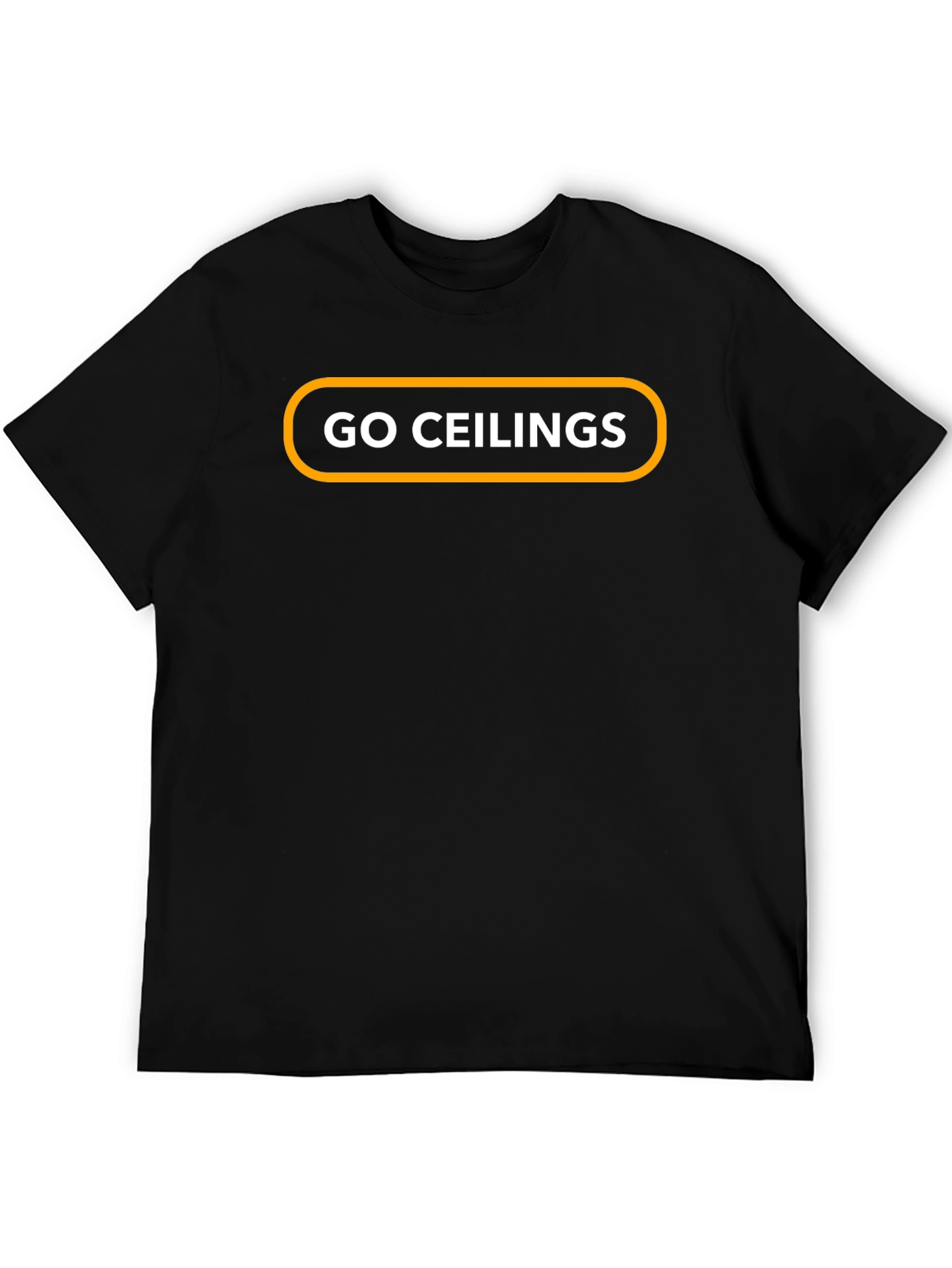 Go Ceilings T-Shirt - Stylish Black Tee