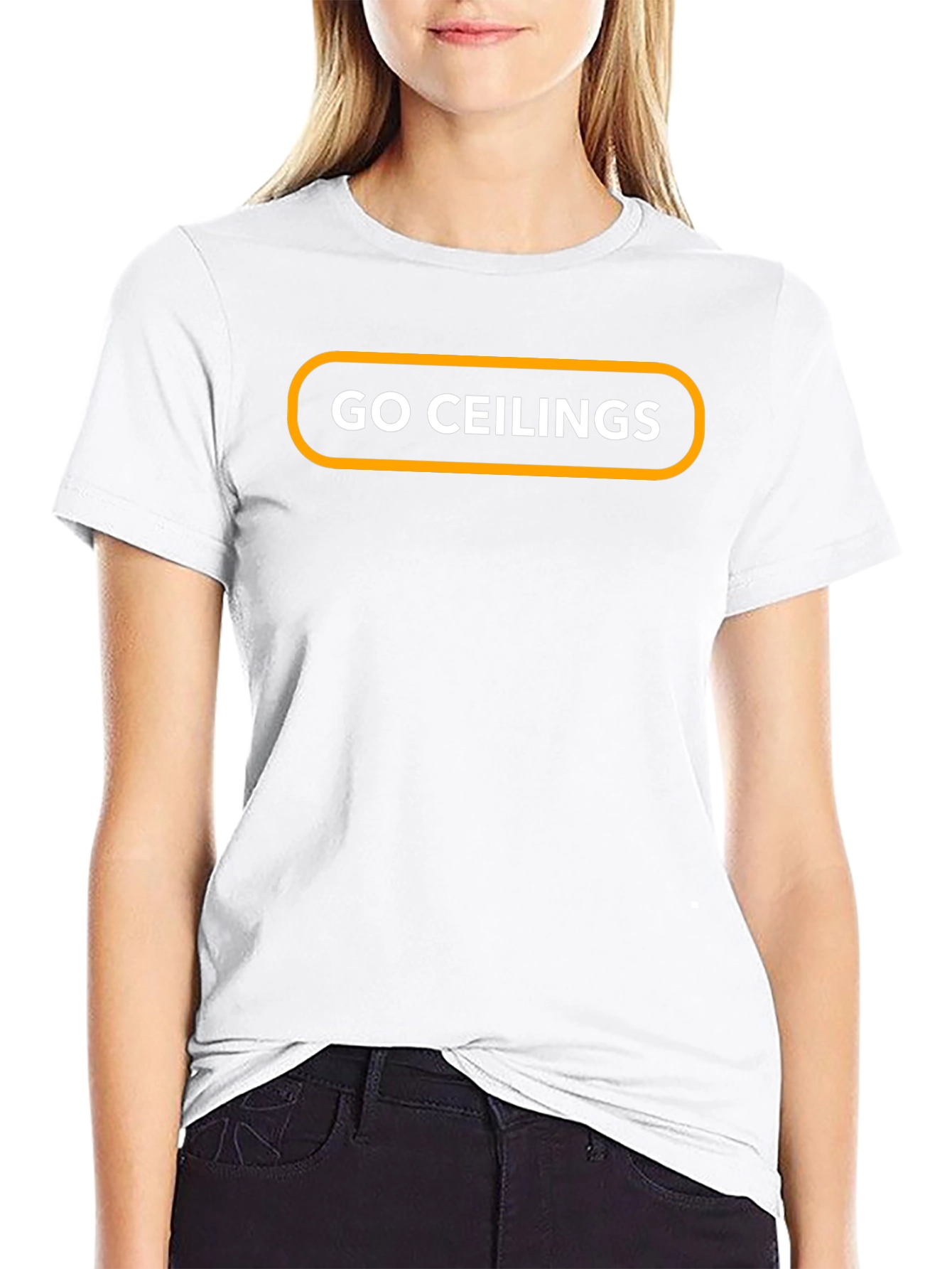 Go Ceilings T-Shirt - Stylish Black Tee