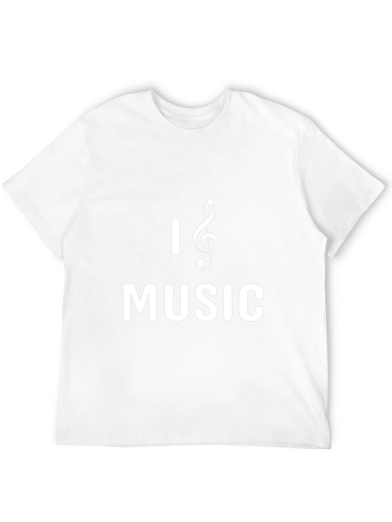 I Love Music T-Shirt - Classic Black Tee