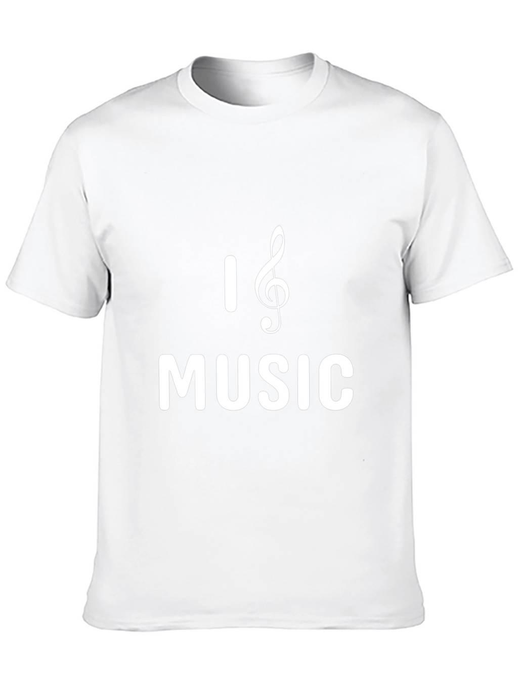 I Love Music T-Shirt - Classic Black Tee