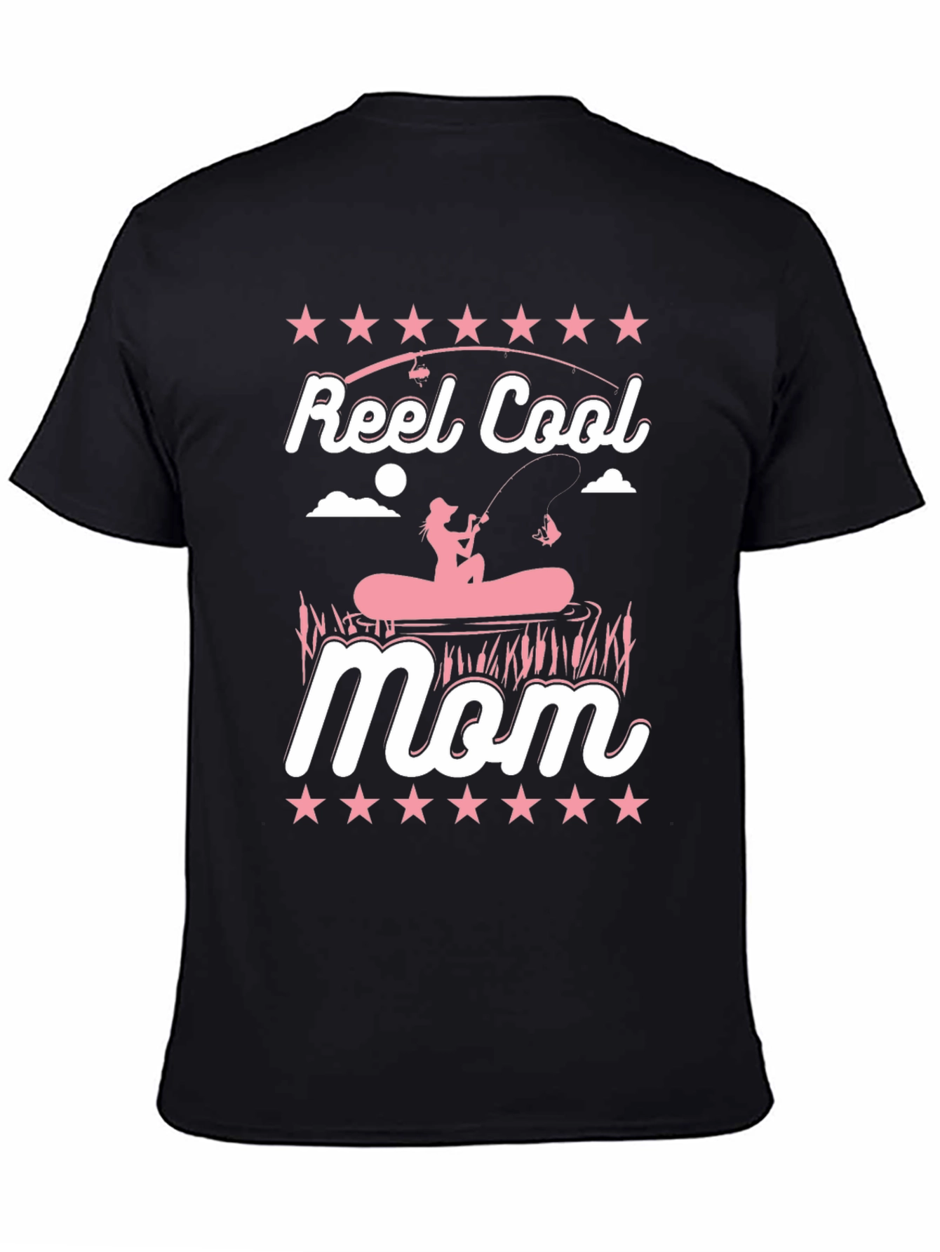 Reel Cool Mom T-Shirt Fishing Graphic Tee
