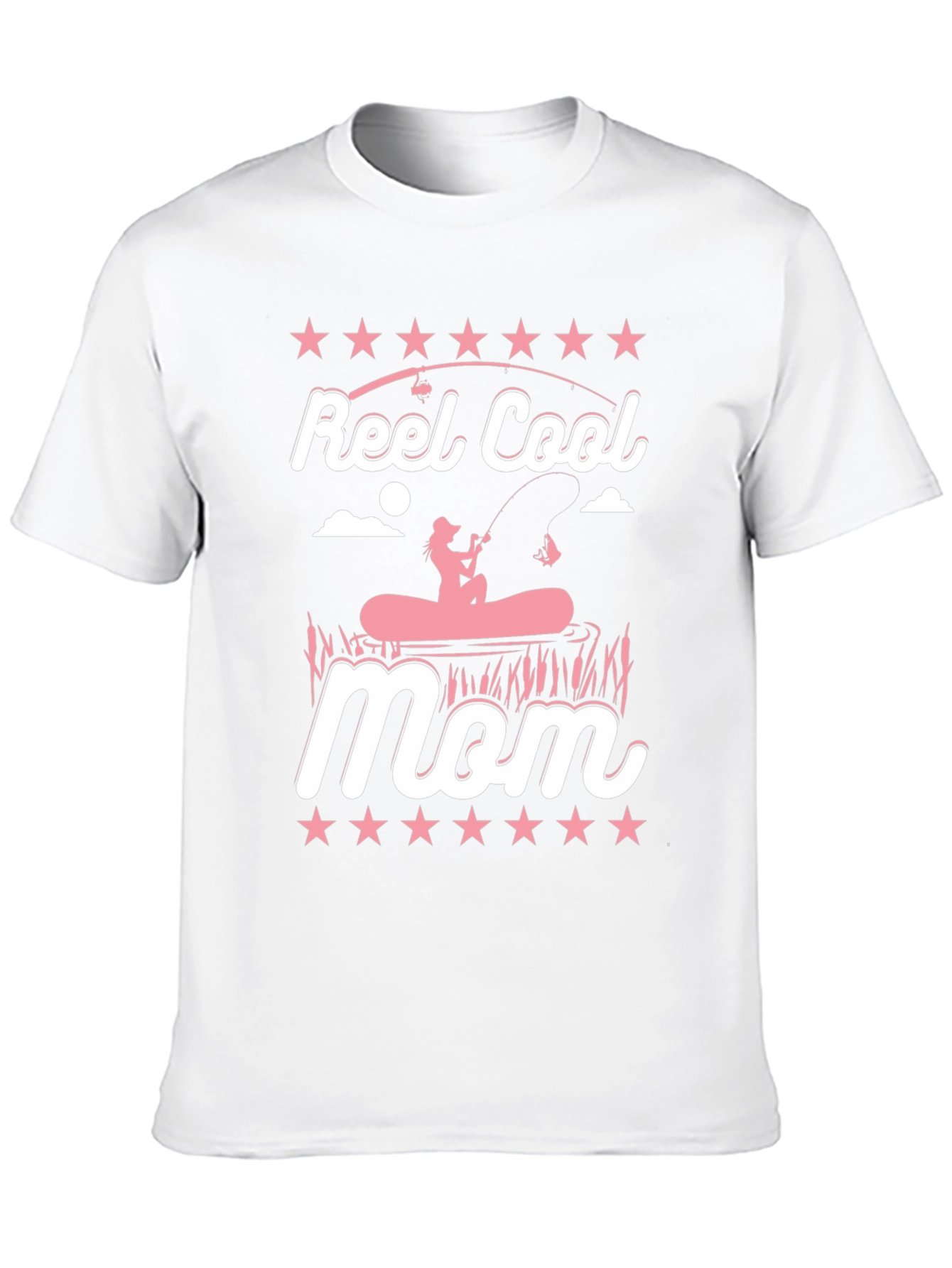 Reel Cool Mom T-Shirt Fishing Graphic Tee