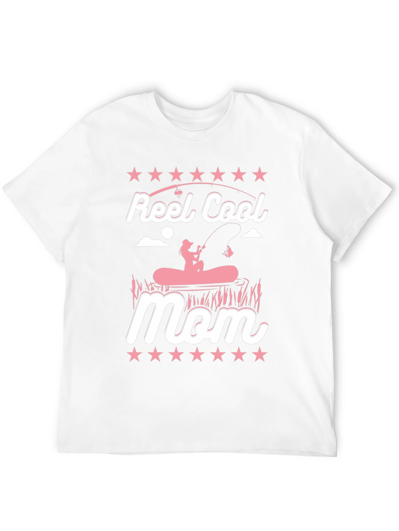 Reel Cool Mom T-Shirt Fishing Graphic Tee