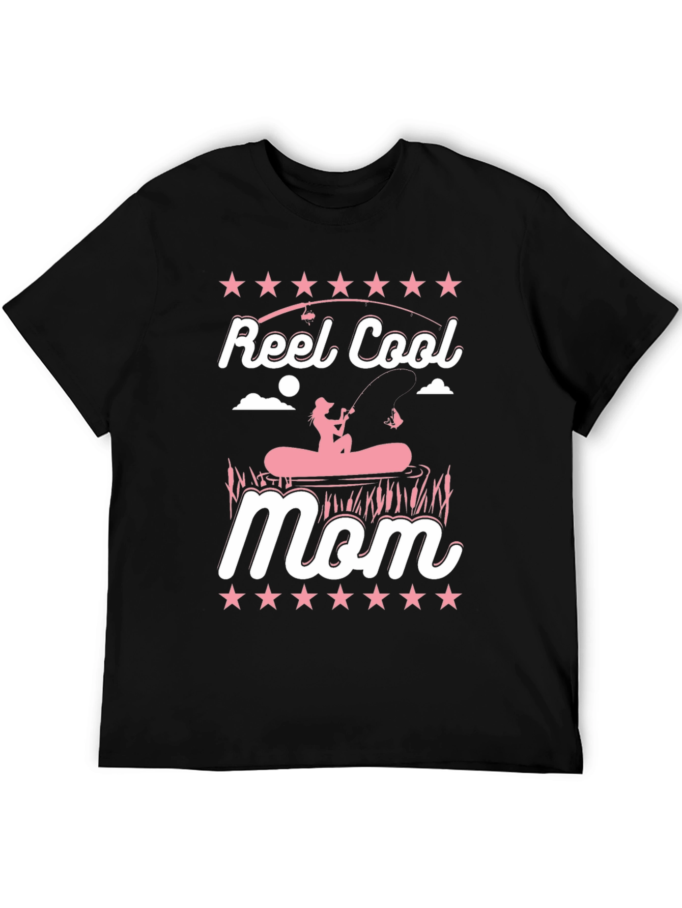 Reel Cool Mom T-Shirt Fishing Graphic Tee