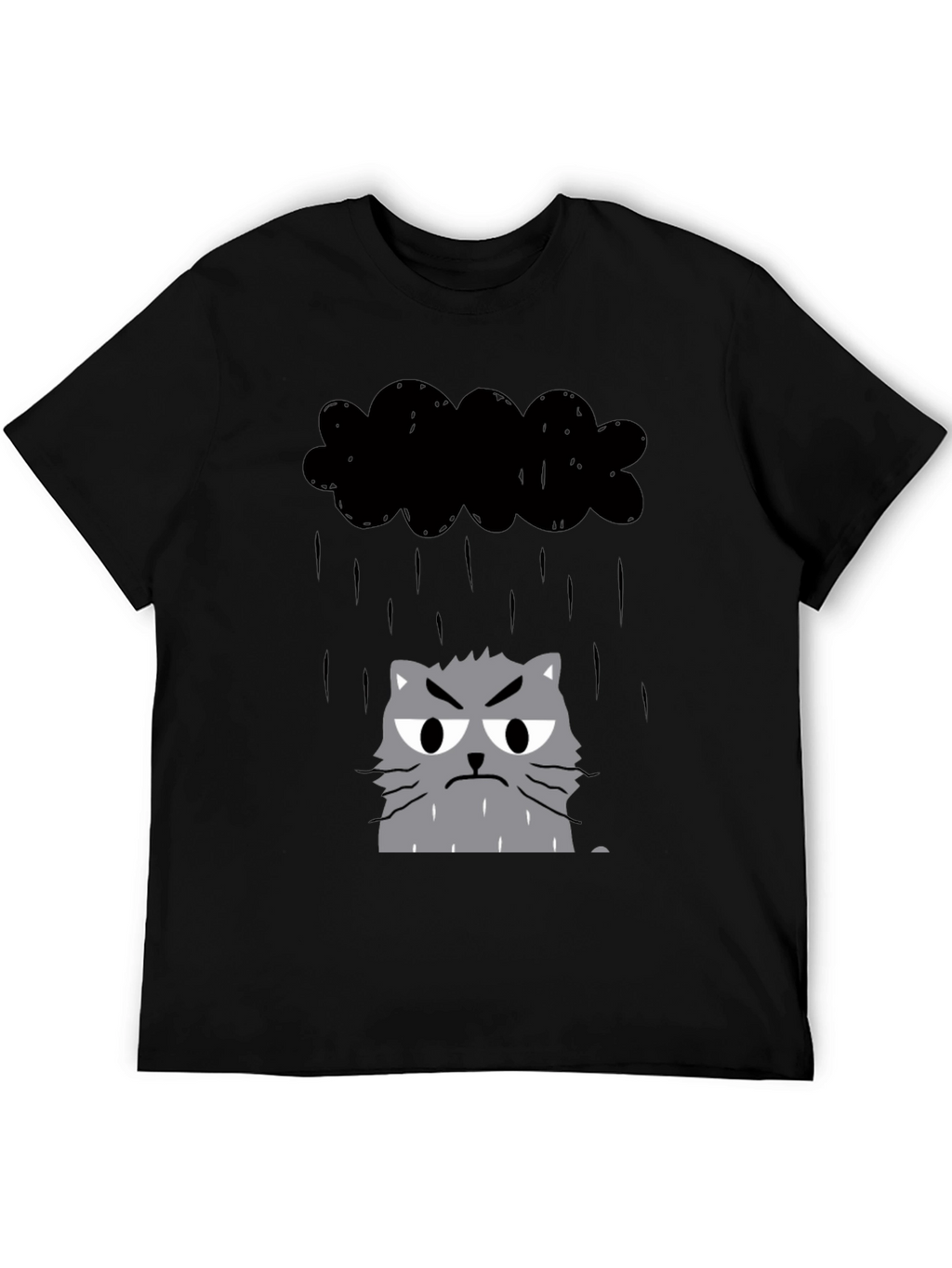 Grumpy Cat in Raincloud Graphic Tee