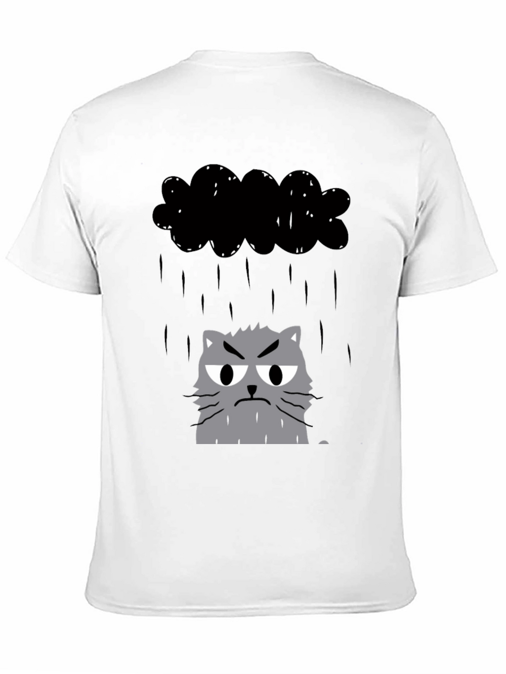 Grumpy Cat in Raincloud Graphic Tee