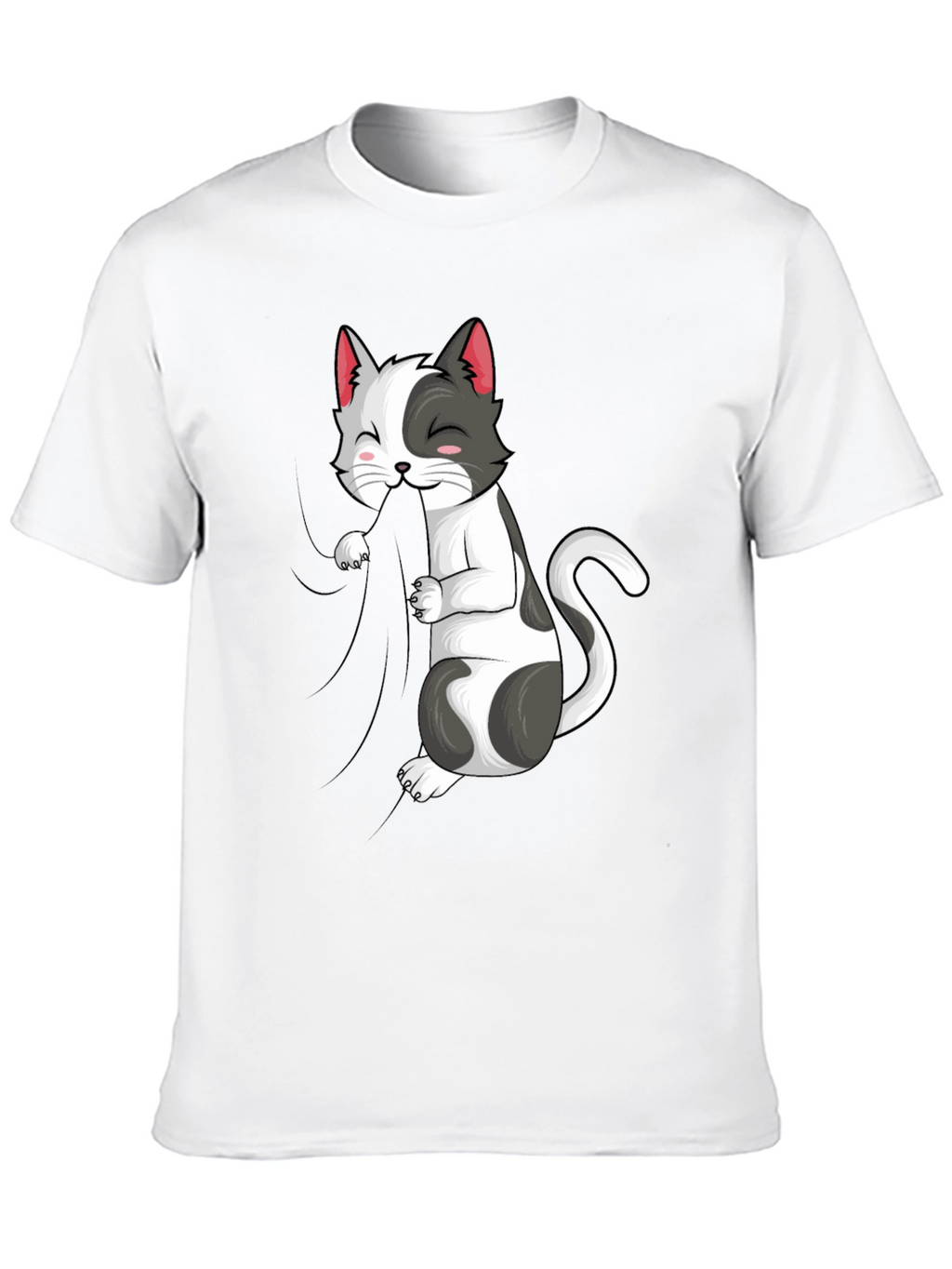 Cat Graphic Tee - Playful Kitten Design