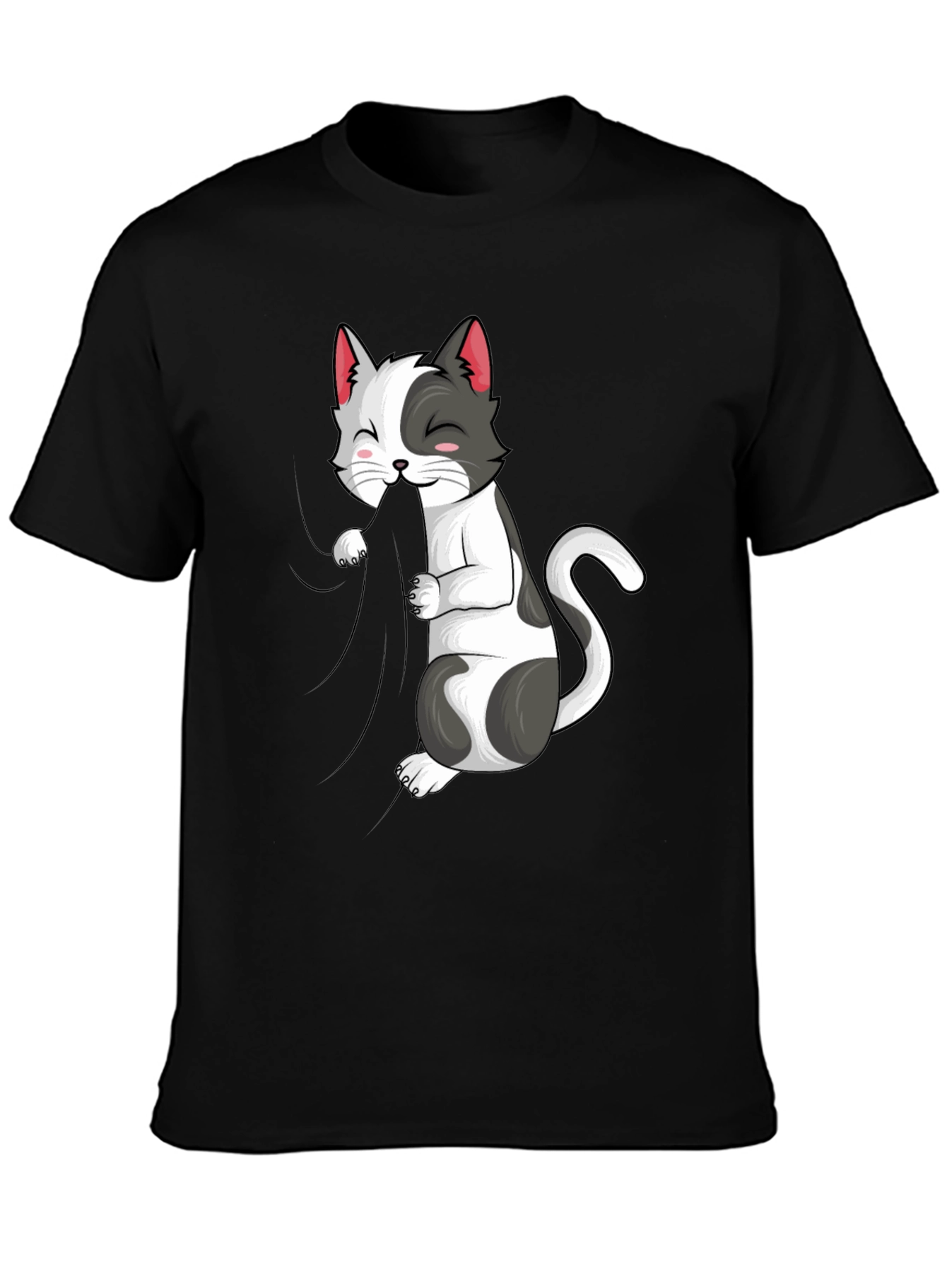 Cat Graphic Tee - Playful Kitten Design