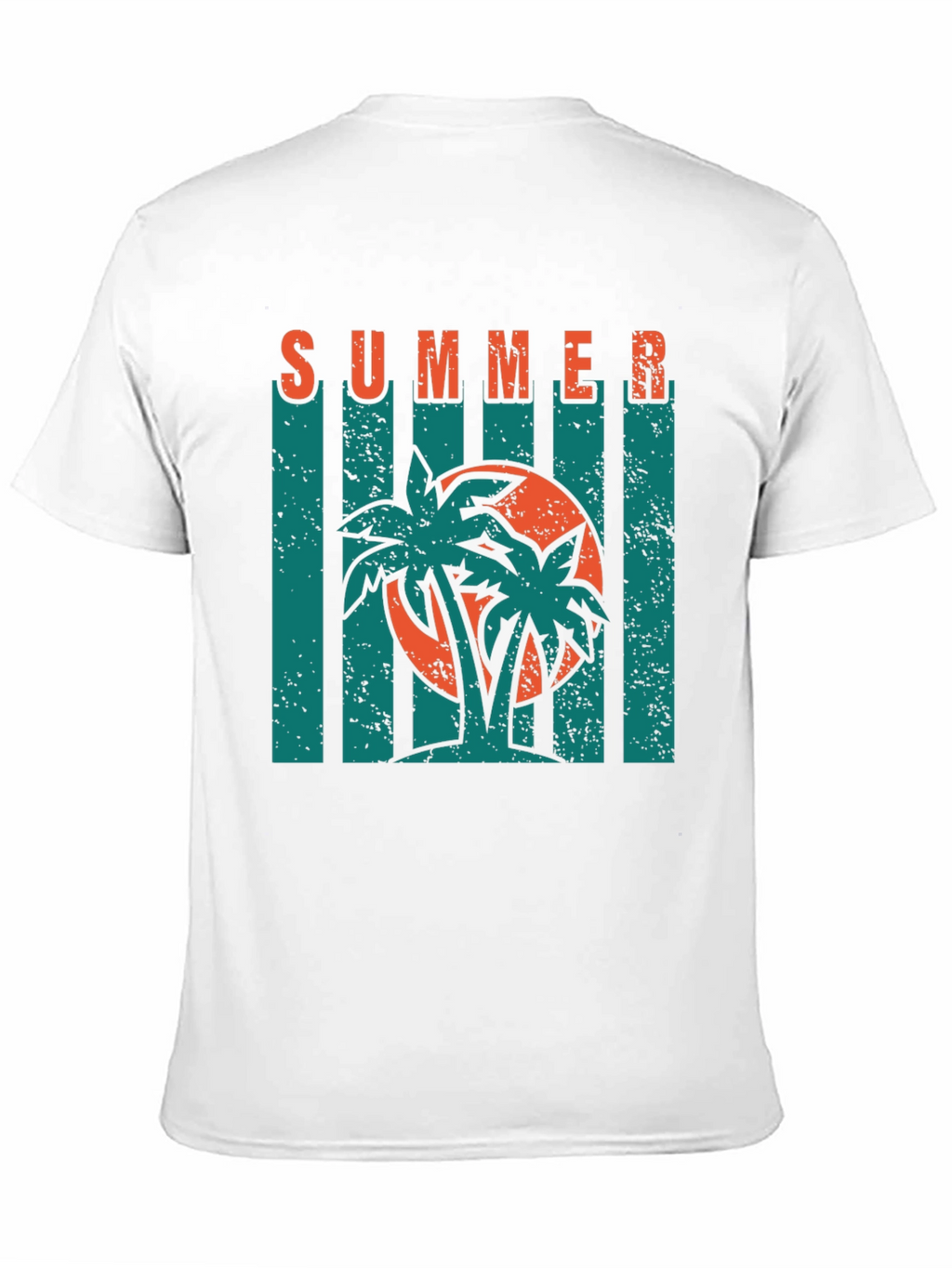Summer Palm Tree Graphic T-Shirt