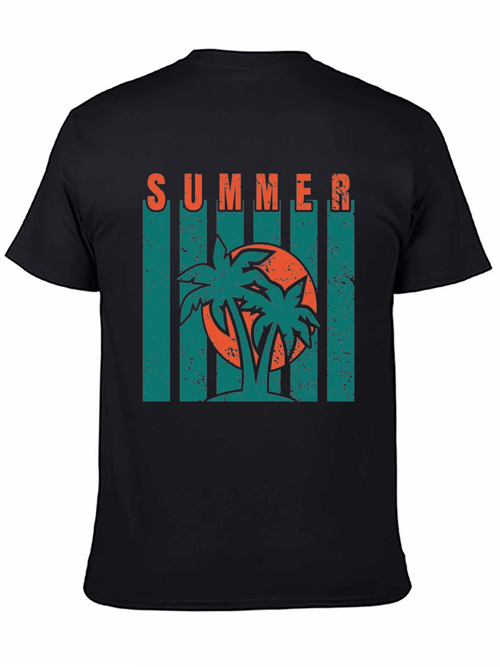 Summer Palm Tree Graphic T-Shirt