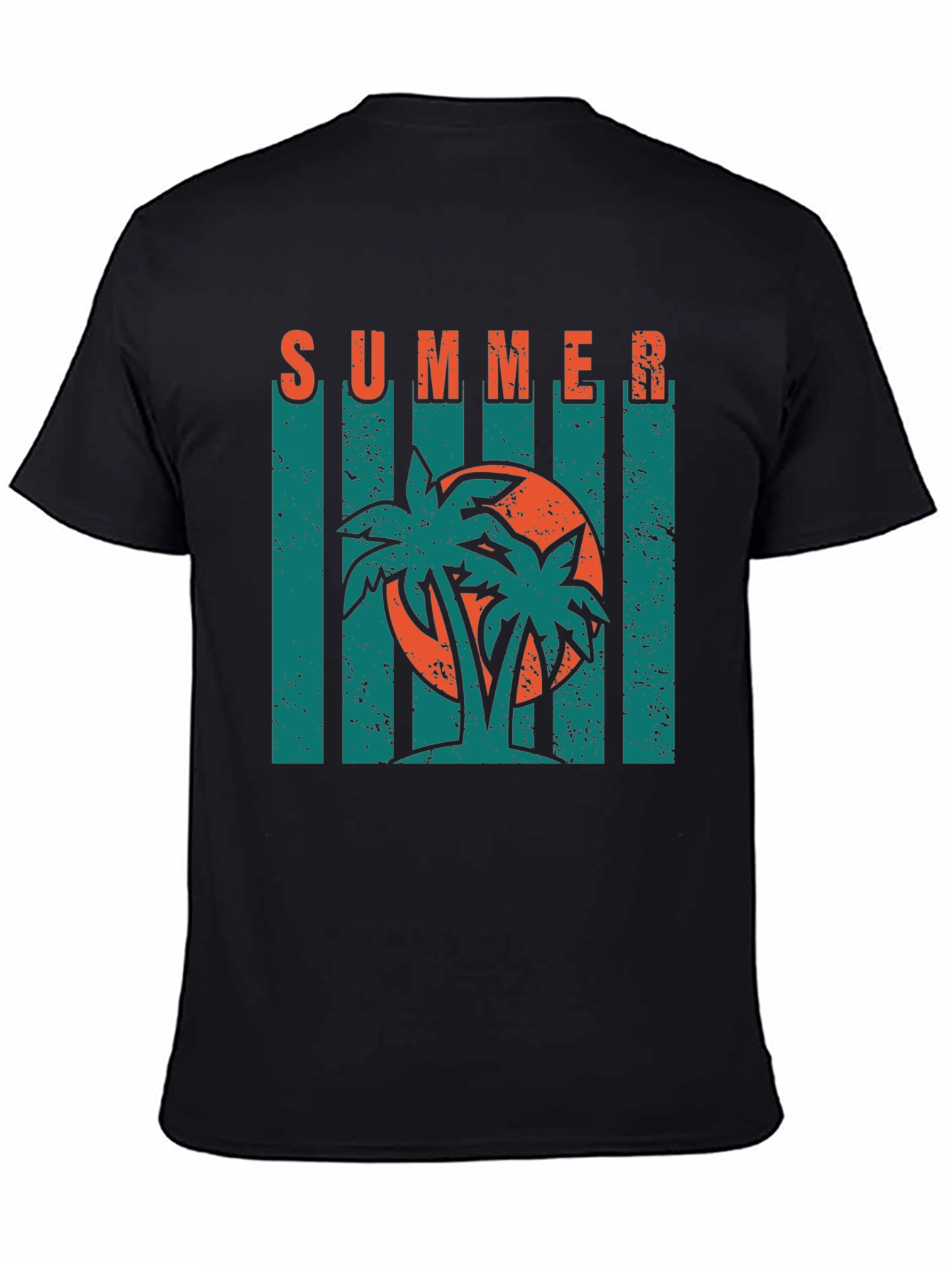 Summer Palm Tree Graphic T-Shirt