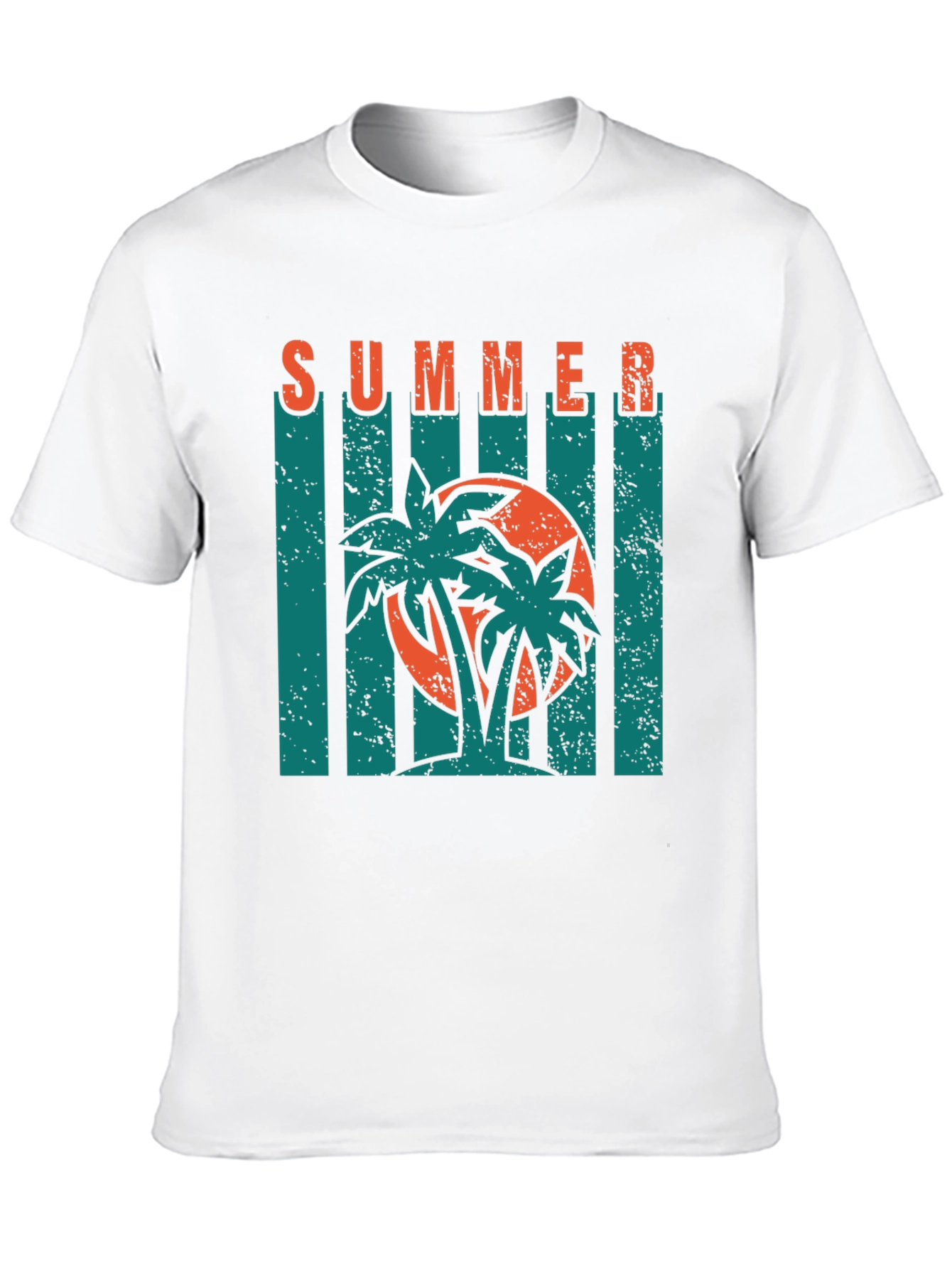 Summer Palm Tree Graphic T-Shirt