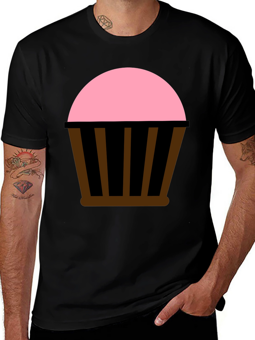 Cupcake Graphic Tee - Sweet Treat Style