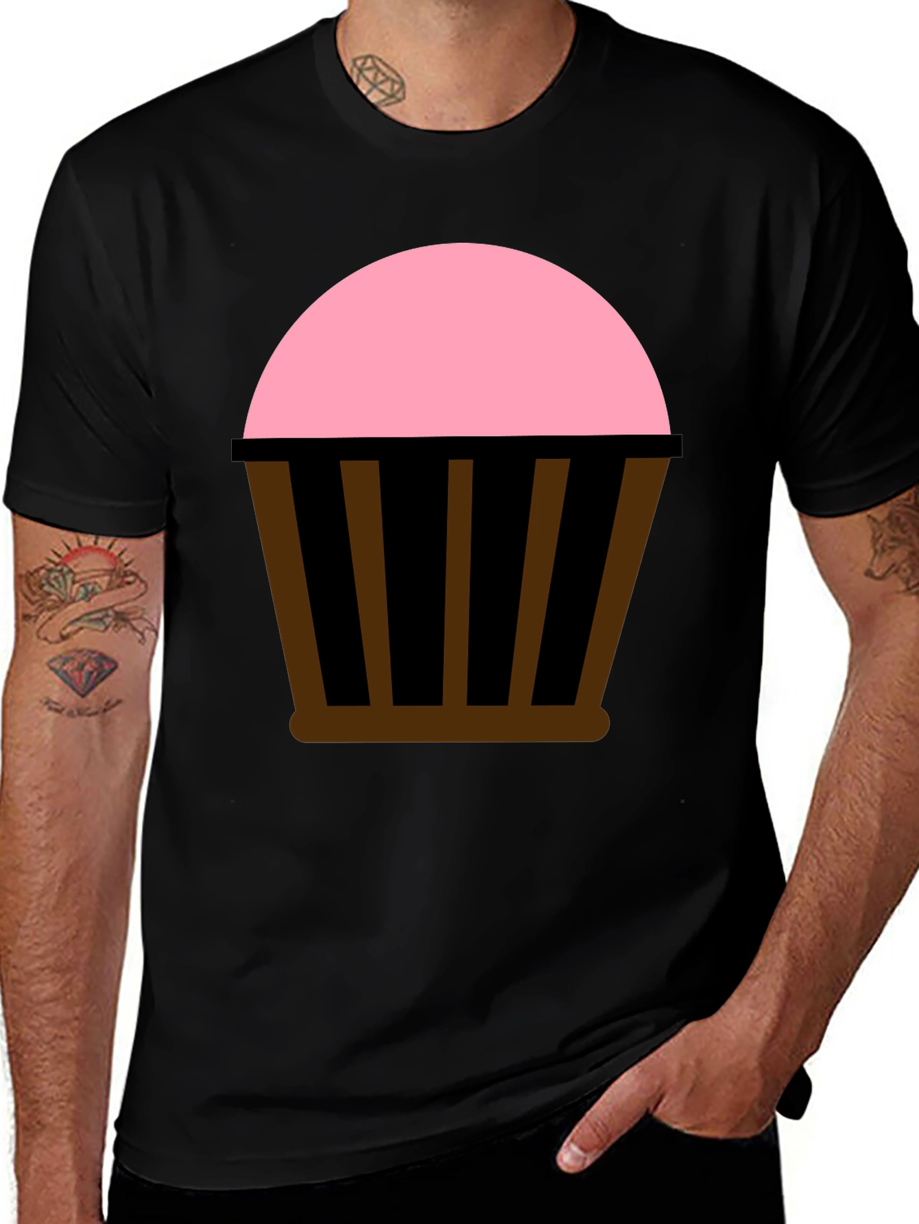 Cupcake Graphic Tee - Sweet Treat Style