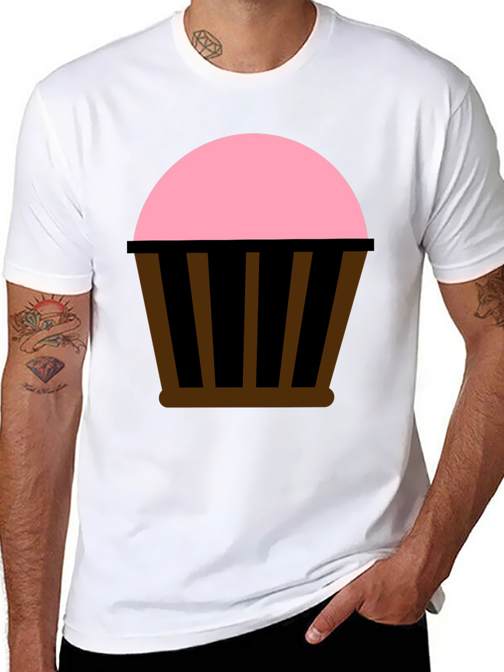 Cupcake Graphic Tee - Sweet Treat Style
