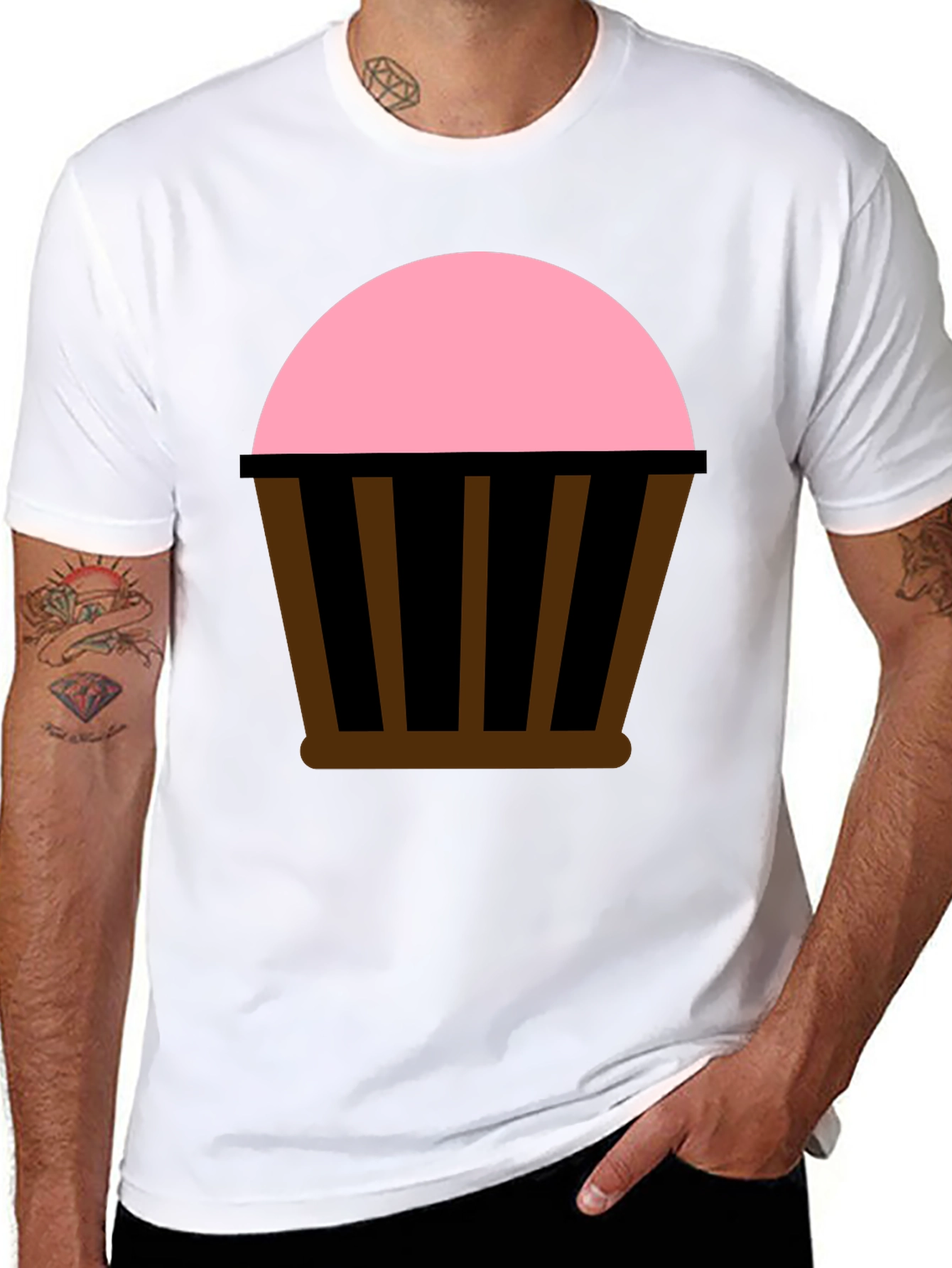 Cupcake Graphic Tee - Sweet Treat Style