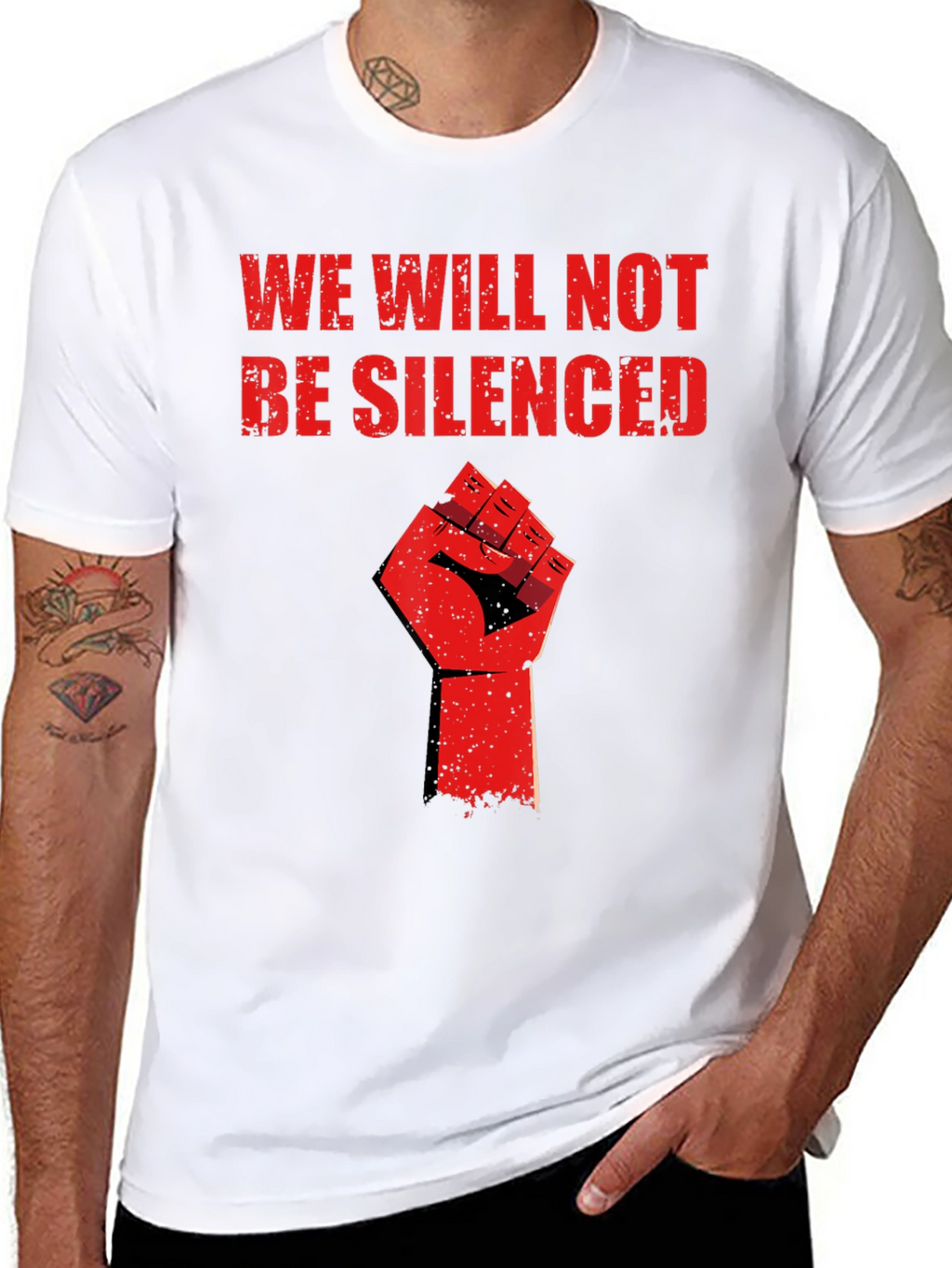 We Will Not Be Silenced Graphic Tee