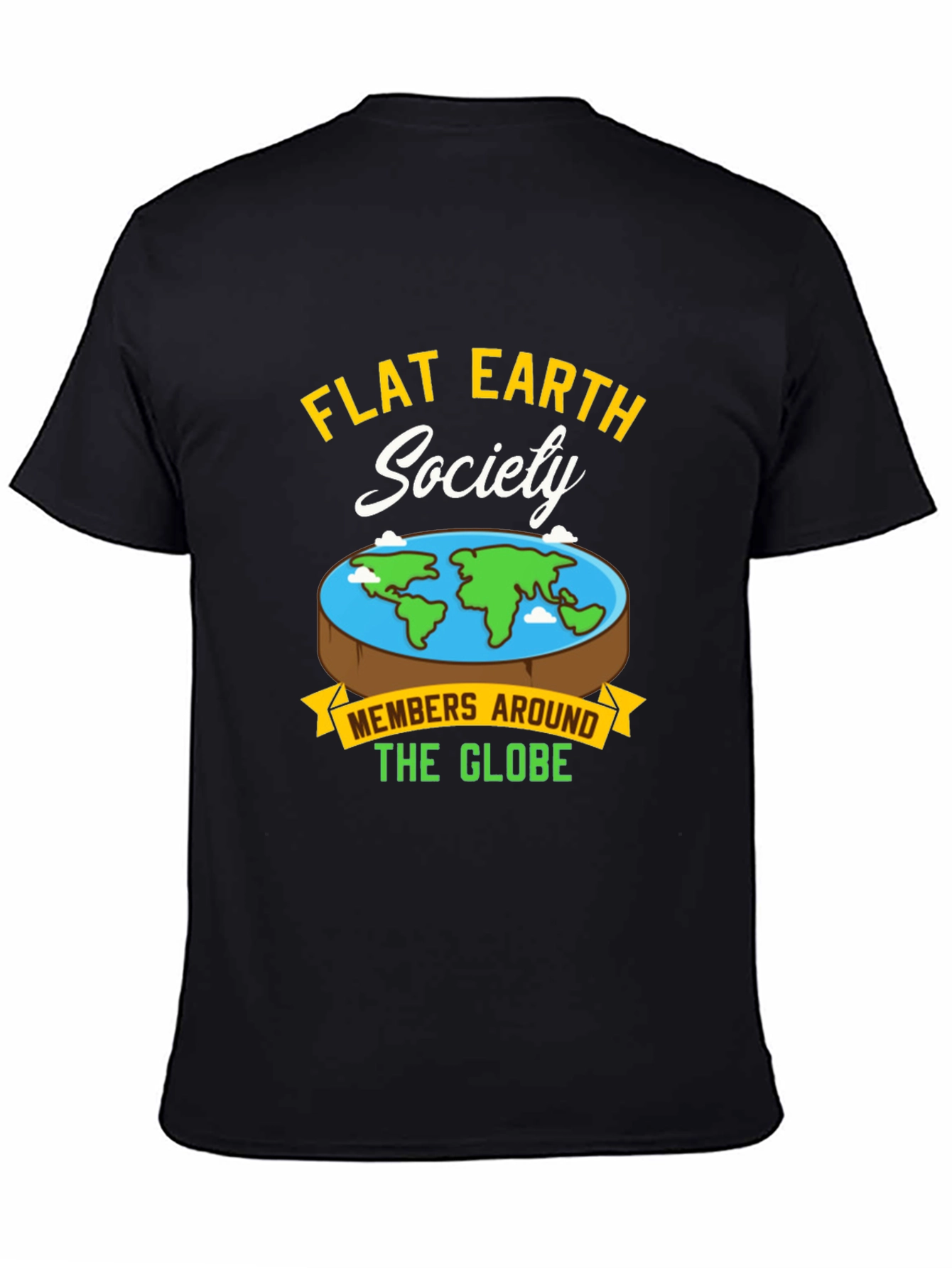 Flat Earth Society Graphic T-Shirt