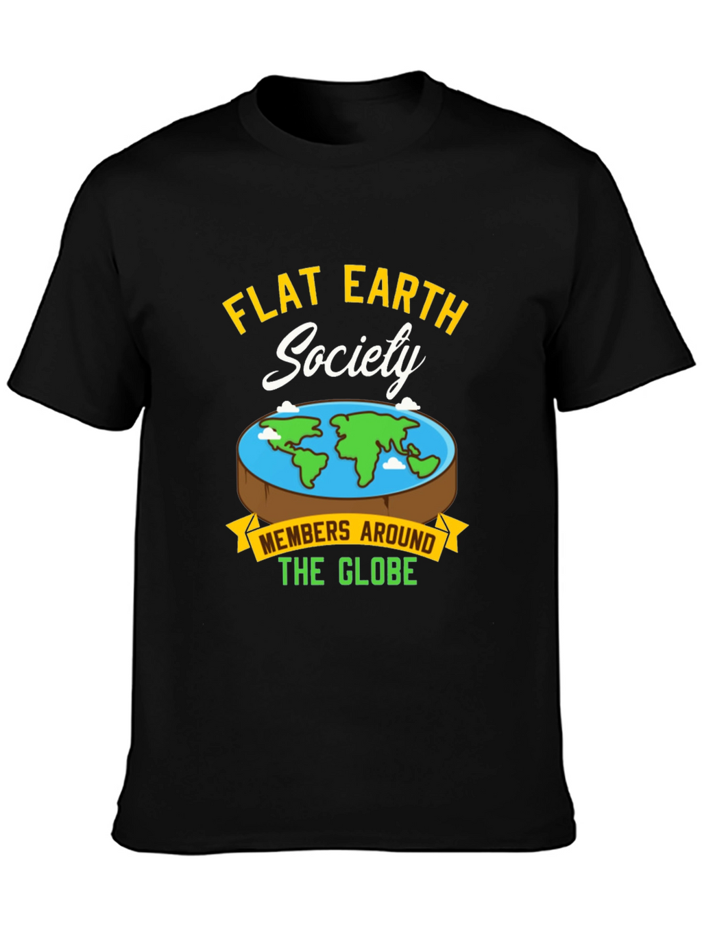 Flat Earth Society Graphic T-Shirt