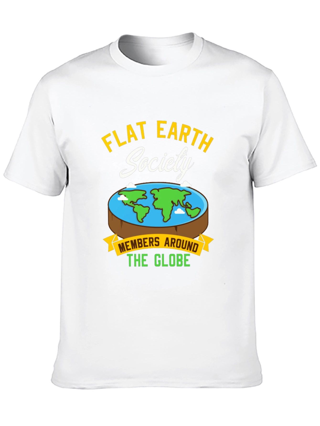 Flat Earth Society Graphic T-Shirt