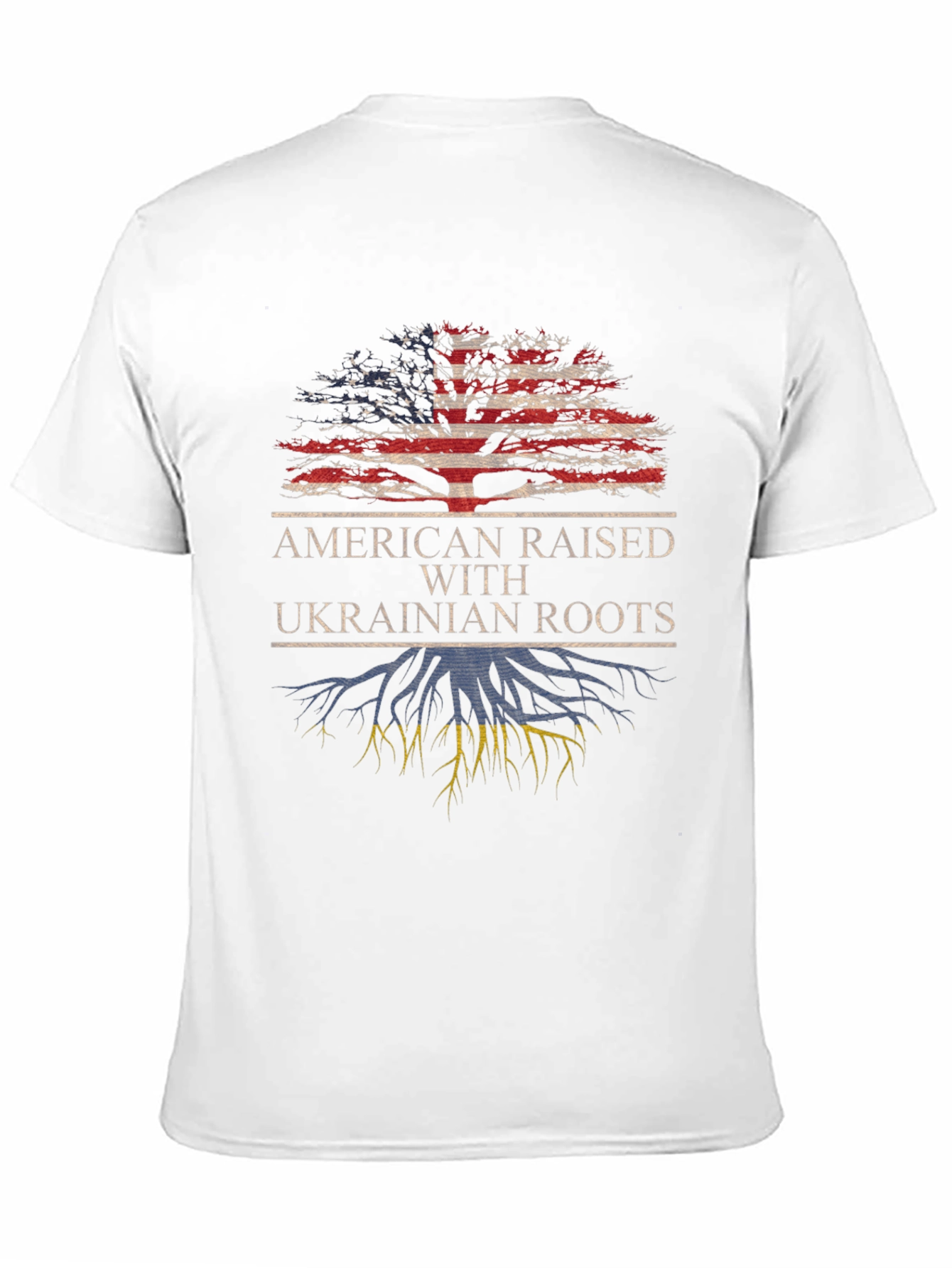 American Raised Ukrainian Roots T-Shirt