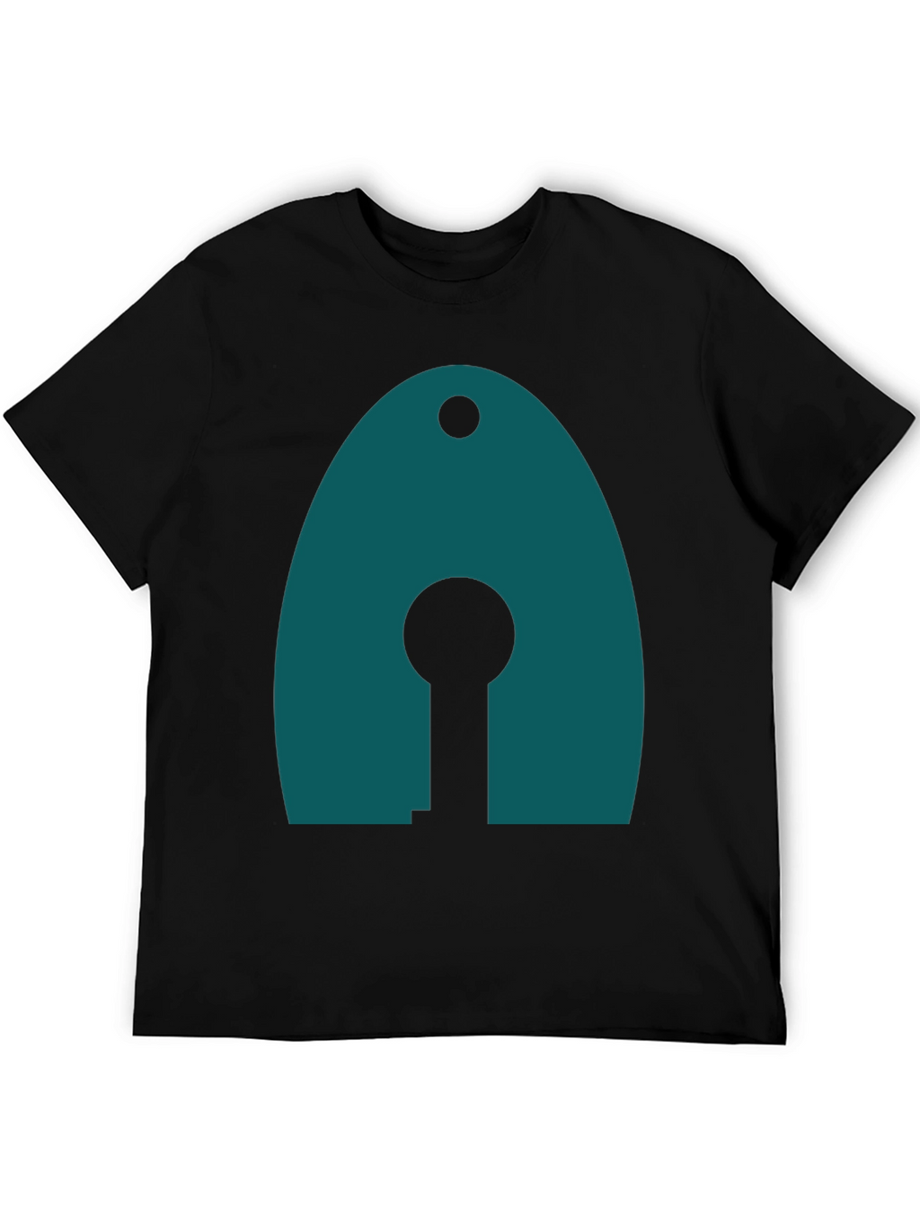 Modern Teal Graphic Tee - Unique Design