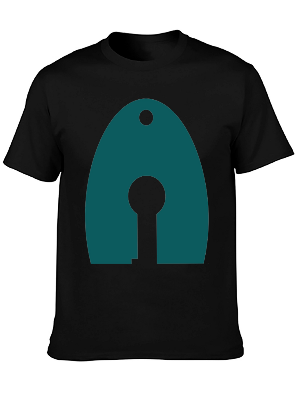 Modern Teal Graphic Tee - Unique Design