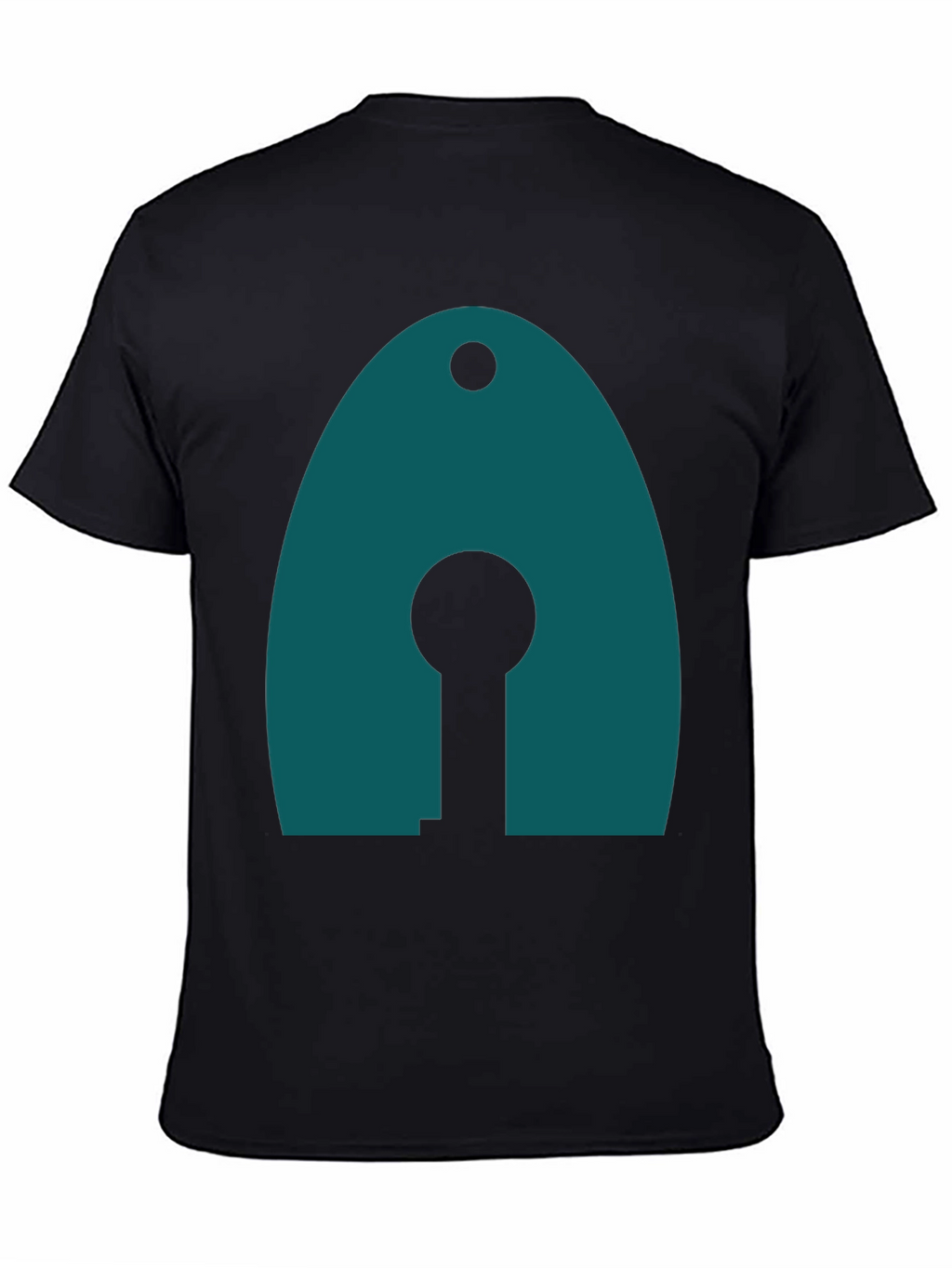 Modern Teal Graphic Tee - Unique Design