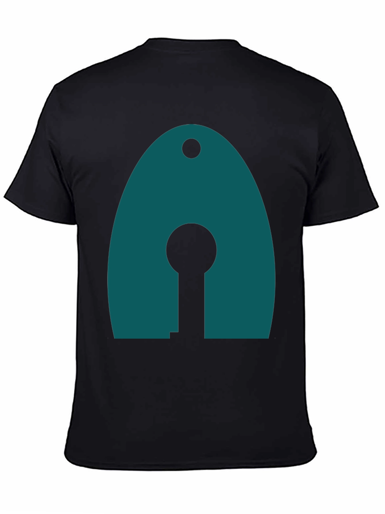 Modern Teal Graphic Tee - Unique Design