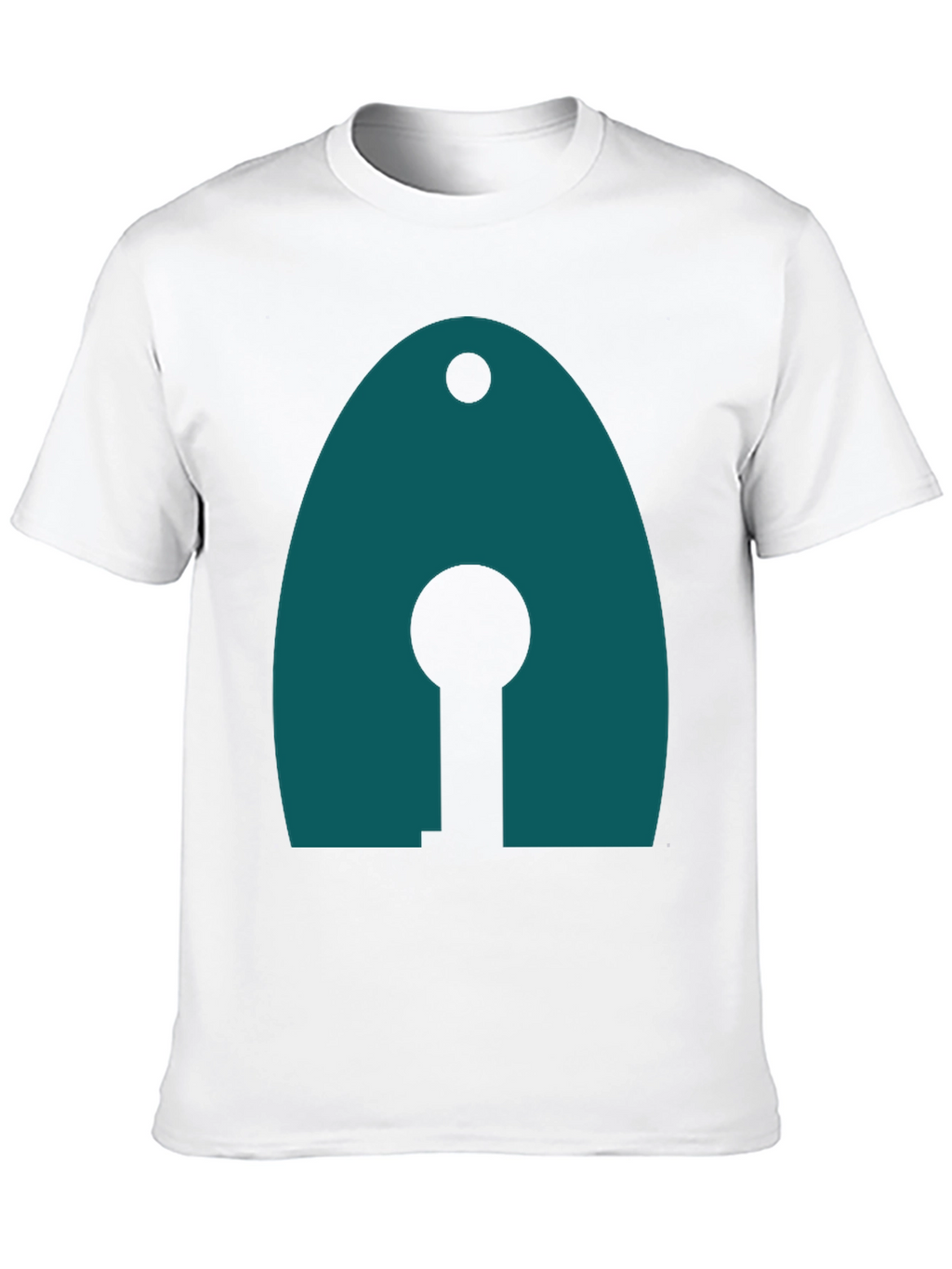 Modern Teal Graphic Tee - Unique Design