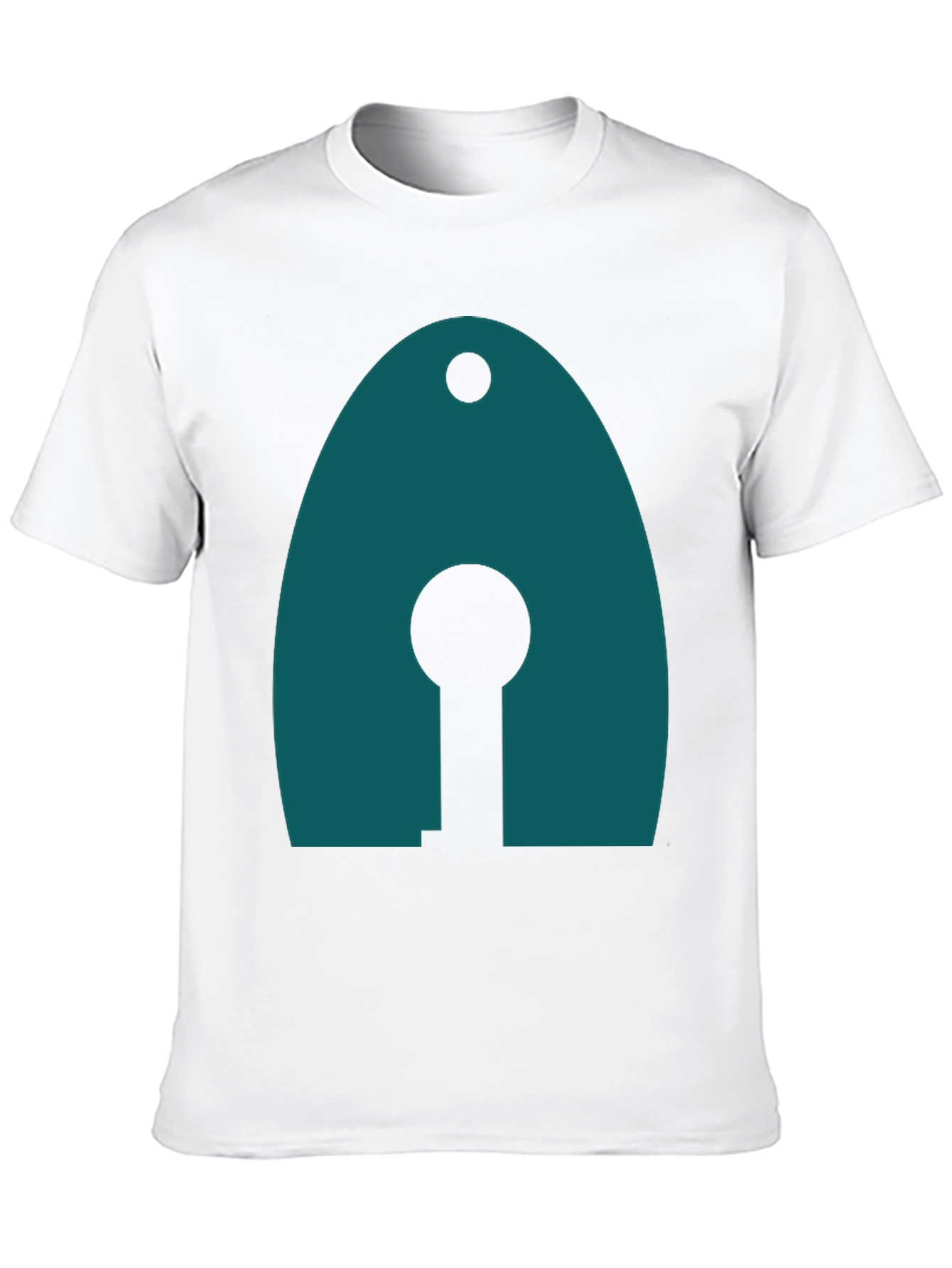 Modern Teal Graphic Tee - Unique Design