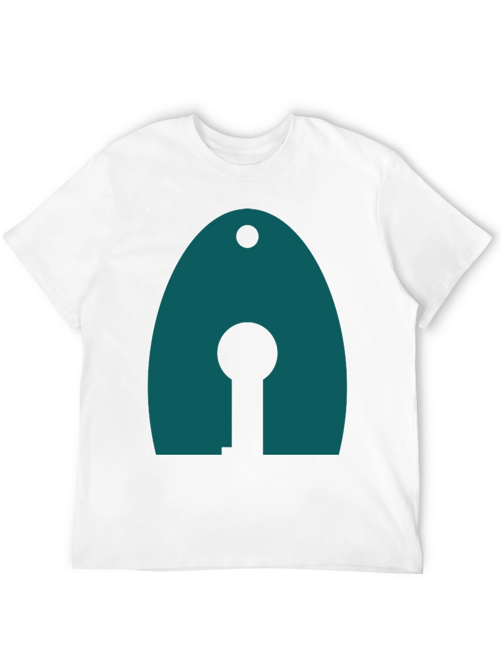 Modern Teal Graphic Tee - Unique Design