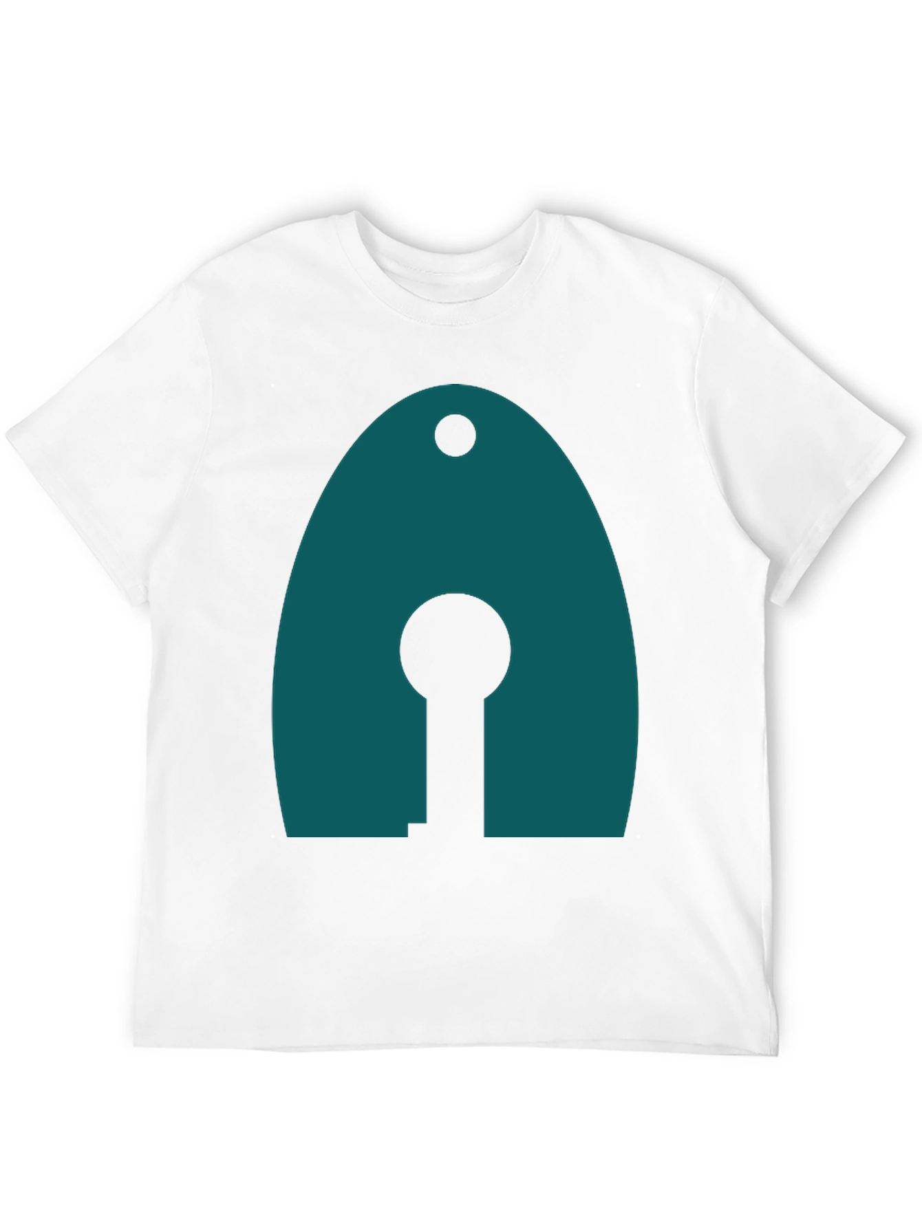 Modern Teal Graphic Tee - Unique Design