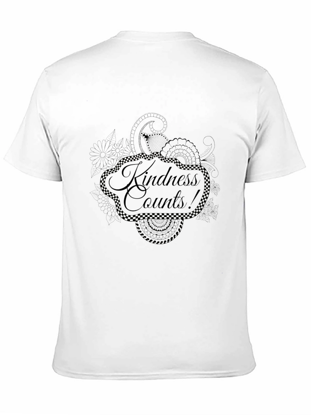 Kindness Counts Black Graphic Tee