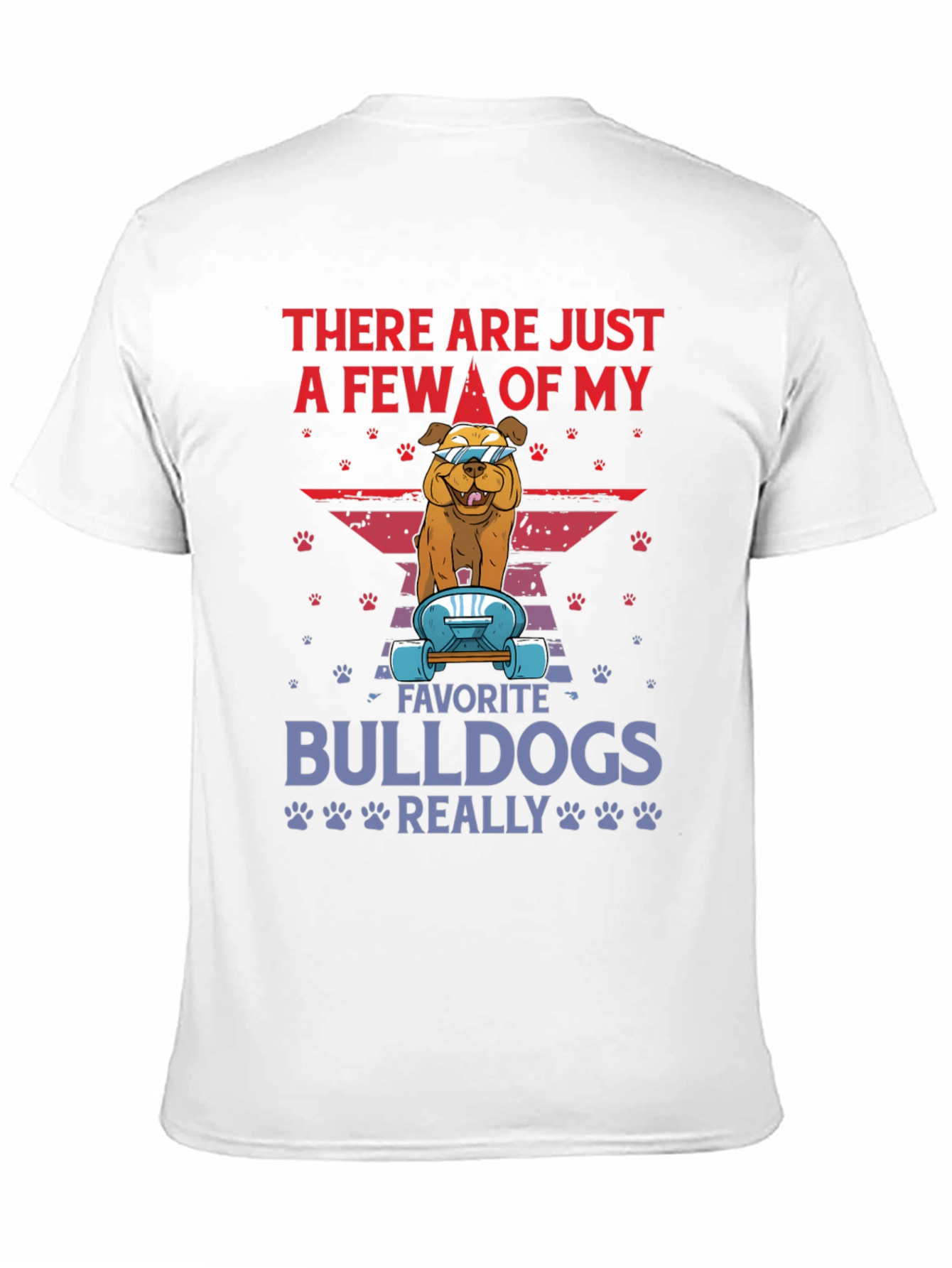 Bulldog Skateboard Graphic Tee - Trendy Dog Lover Shirt