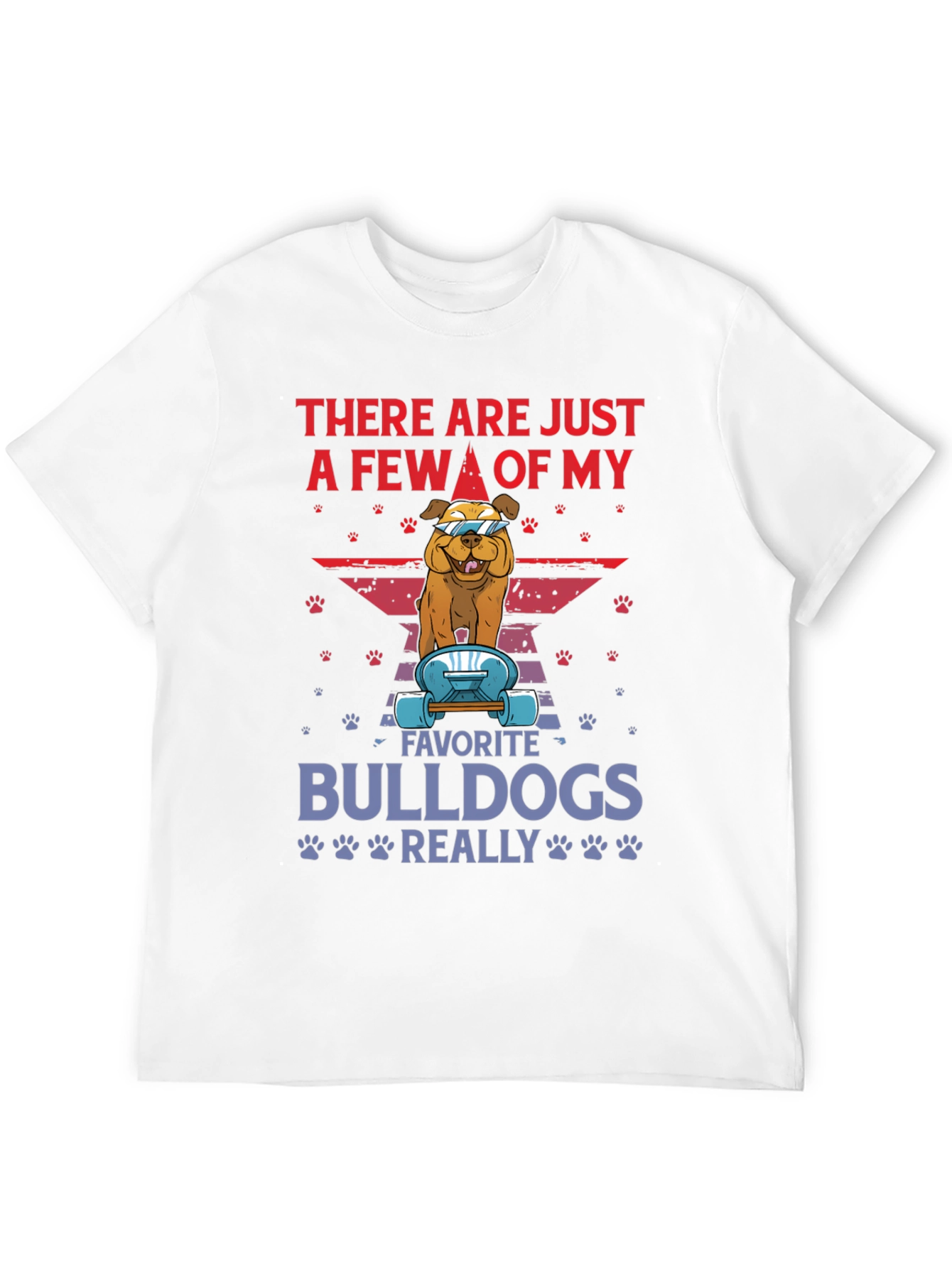 Bulldog Skateboard Graphic Tee - Trendy Dog Lover Shirt