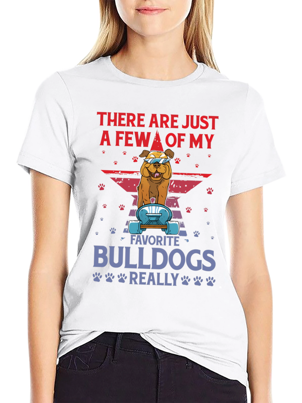 Bulldog Skateboard Graphic Tee - Trendy Dog Lover Shirt