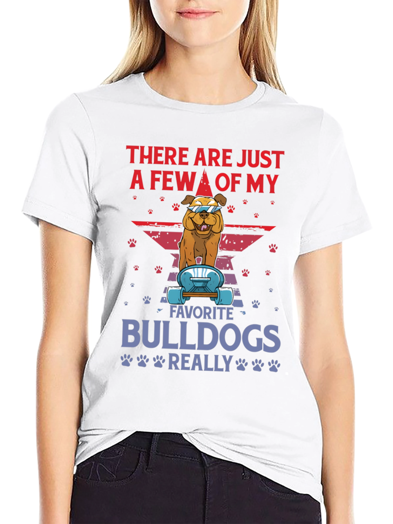 Bulldog Skateboard Graphic Tee - Trendy Dog Lover Shirt