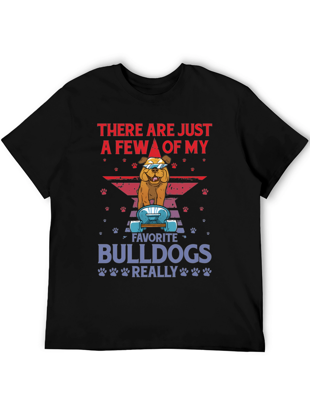 Bulldog Skateboard Graphic Tee - Trendy Dog Lover Shirt