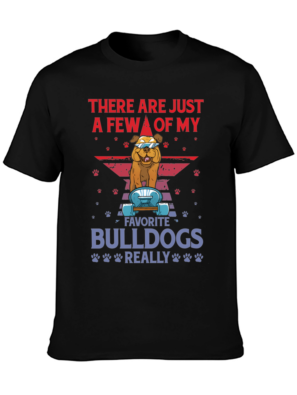 Bulldog Skateboard Graphic Tee - Trendy Dog Lover Shirt