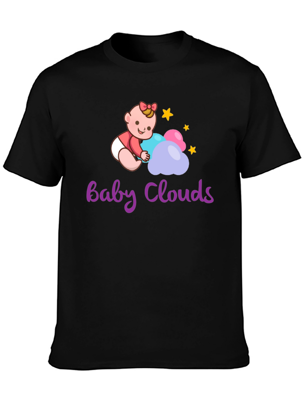 Baby Clouds Graphic T-Shirt - Cute Infant Design