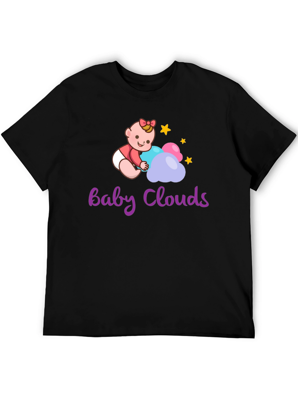 Baby Clouds Graphic T-Shirt - Cute Infant Design