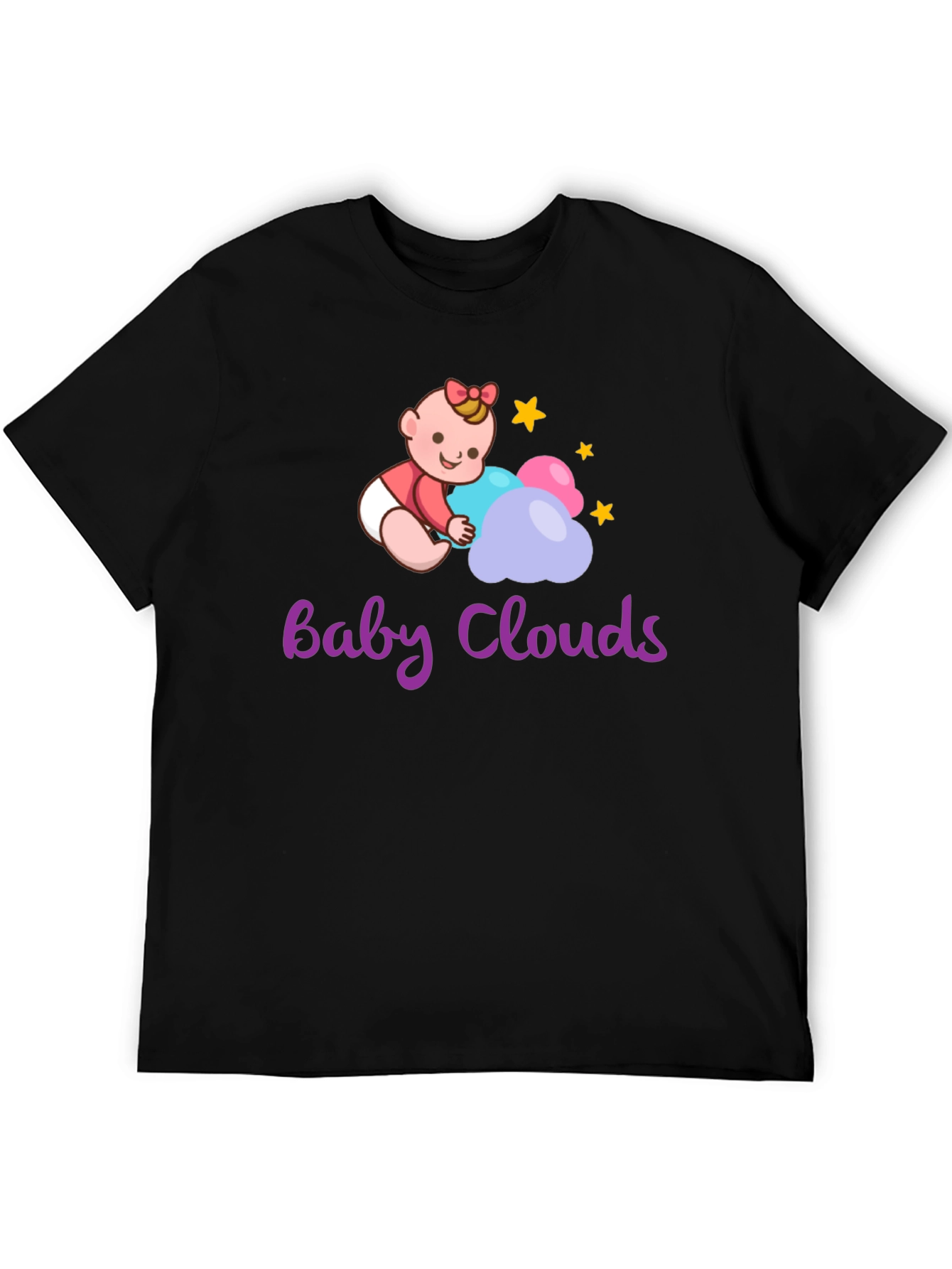 Baby Clouds Graphic T-Shirt - Cute Infant Design