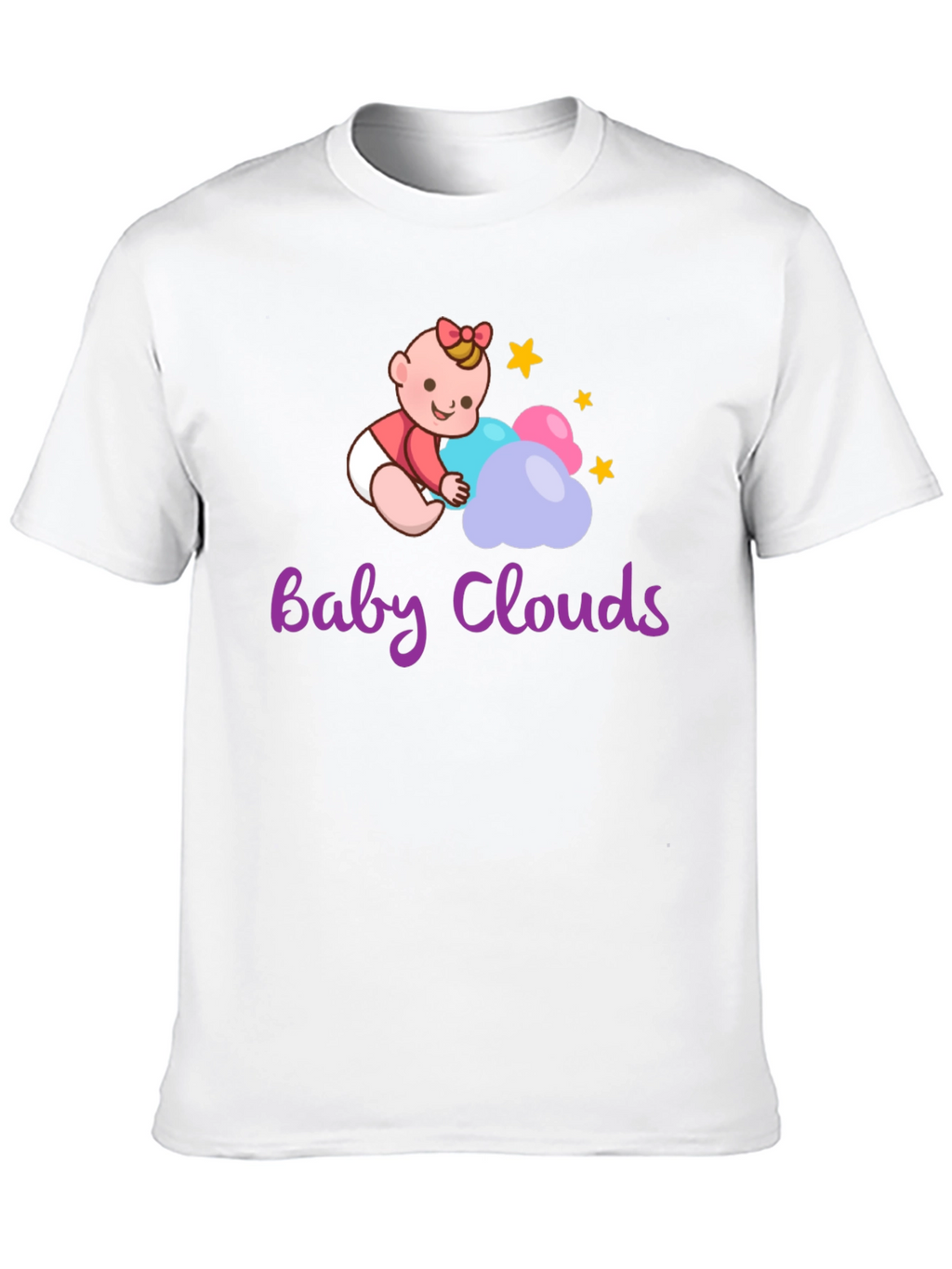 Baby Clouds Graphic T-Shirt - Cute Infant Design