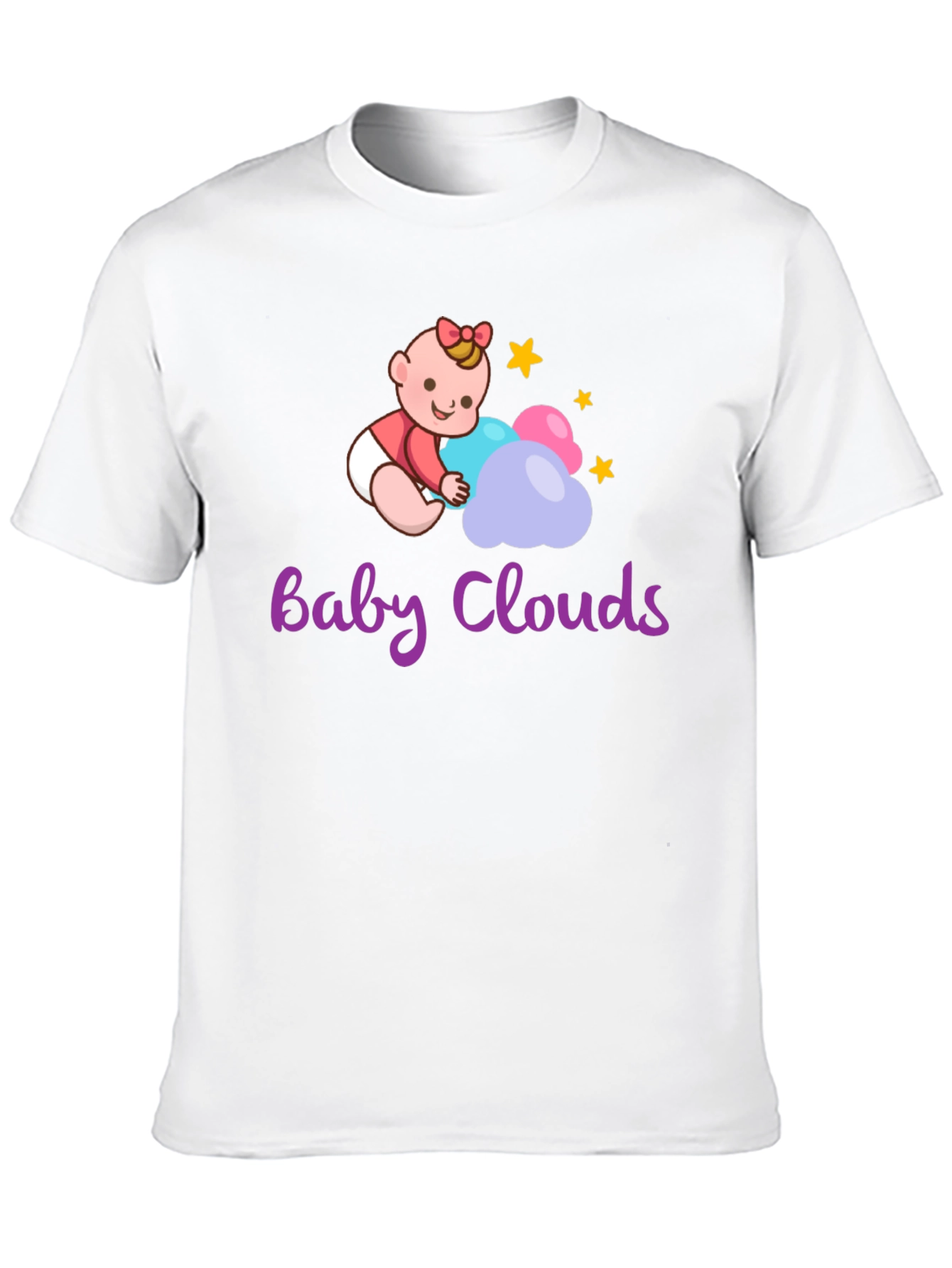 Baby Clouds Graphic T-Shirt - Cute Infant Design