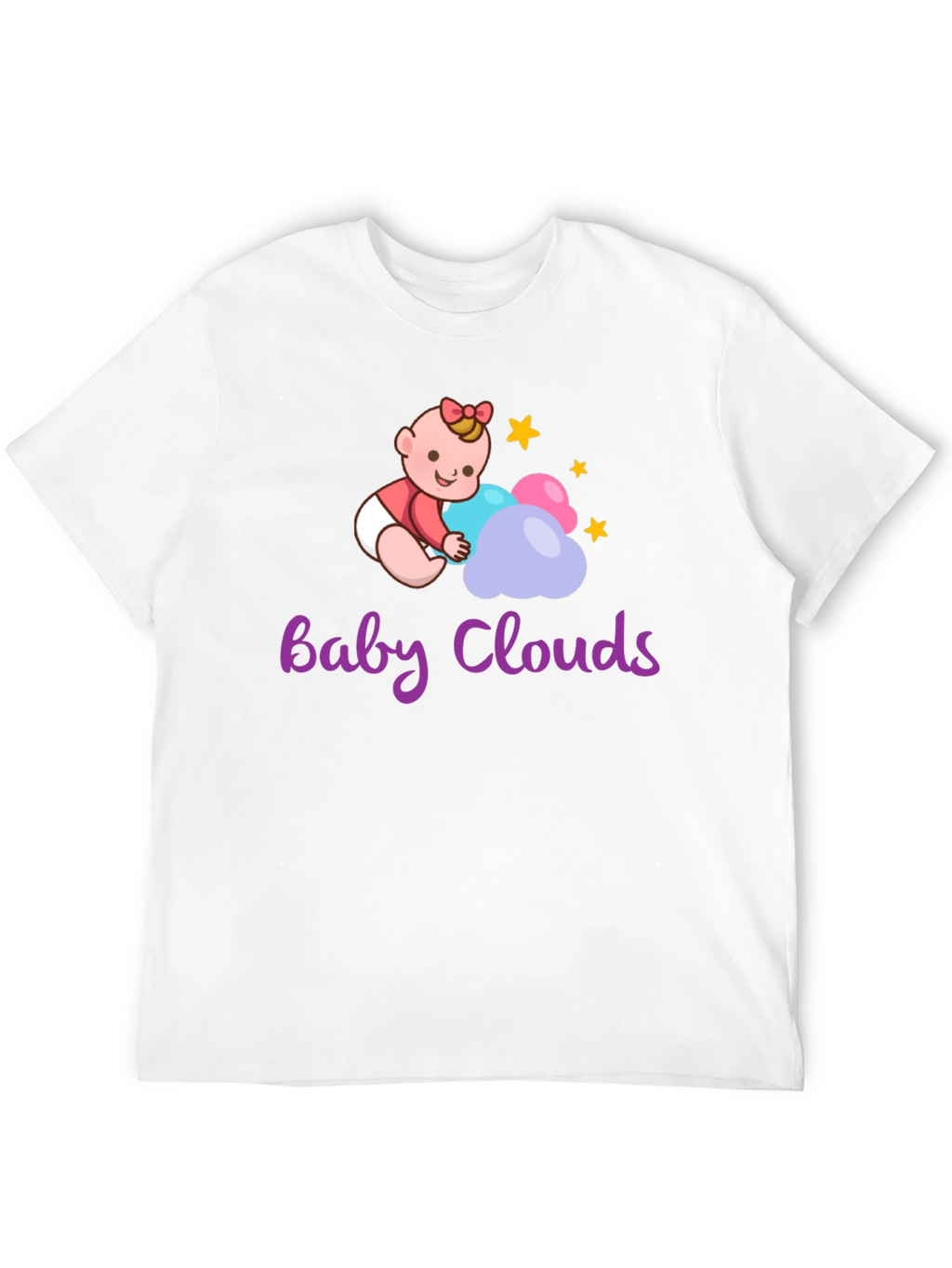Baby Clouds Graphic T-Shirt - Cute Infant Design