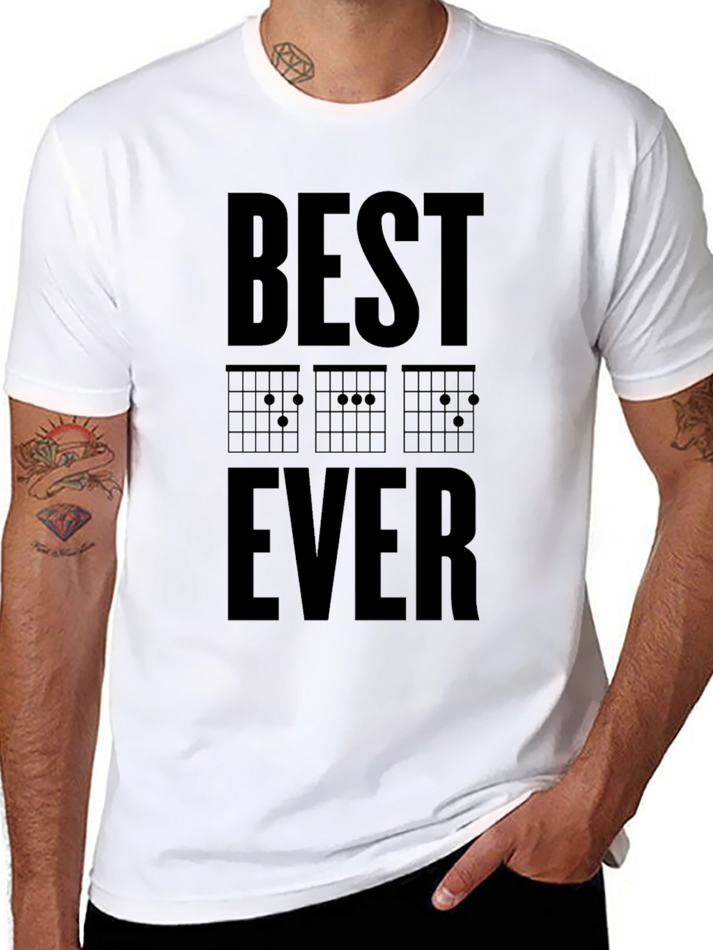 Best Chord Ever Mens Black T-Shirt