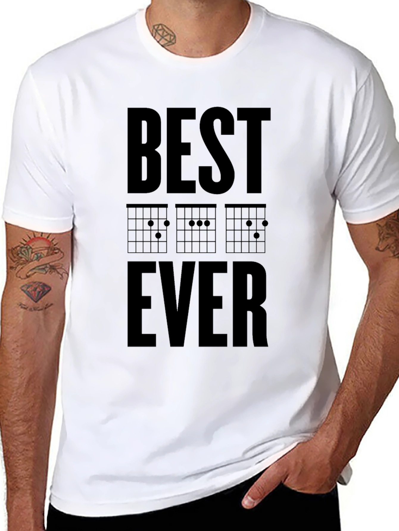 Best Chord Ever Mens Black T-Shirt