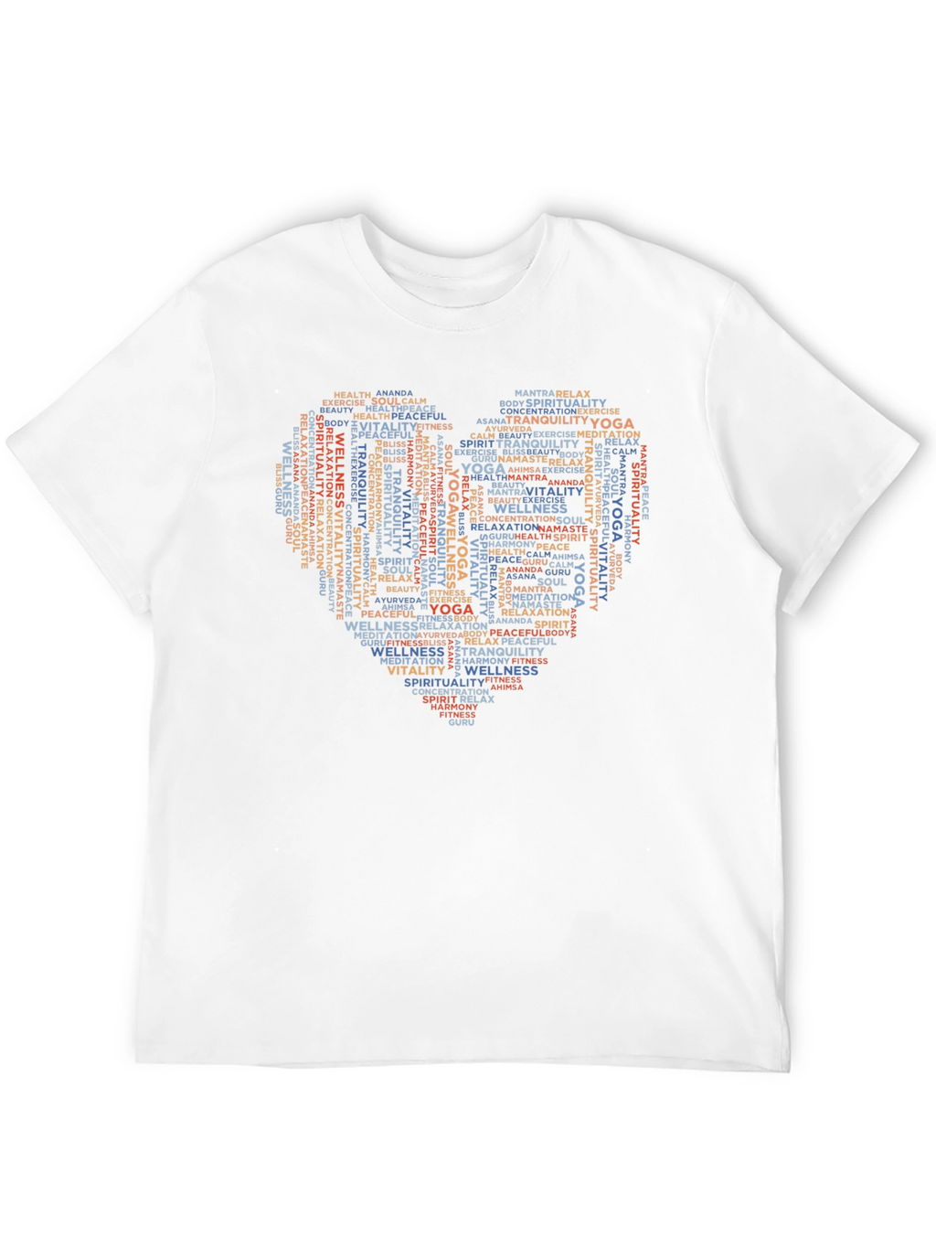 Yoga Heart T-Shirt - Wellness & Spirituality Design